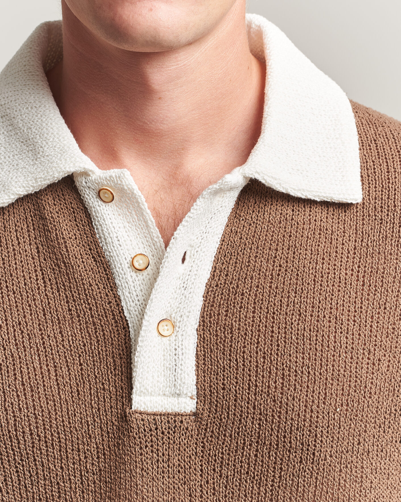 Herre | Trøjer | Palmes | Knitted Rugby Brown