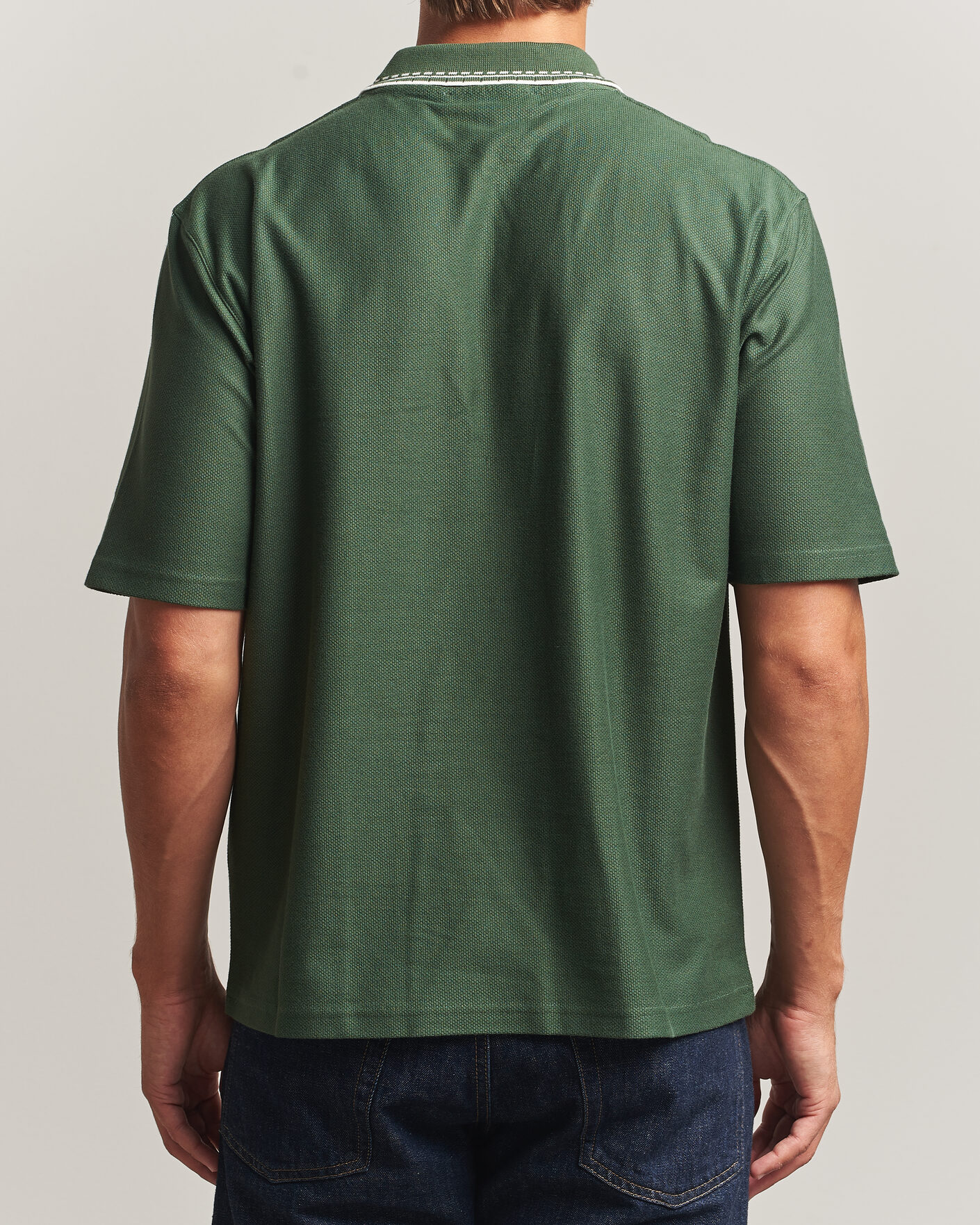 Herre | Polotrøjer | Palmes | Panel Zip Polo Green