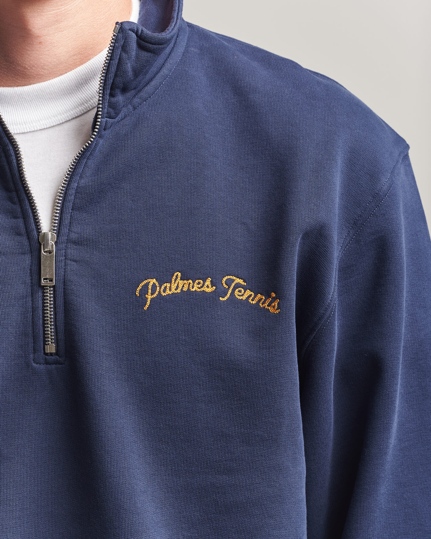 Herre | Trøjer | Palmes | Western Zip Sweatshirt Navy