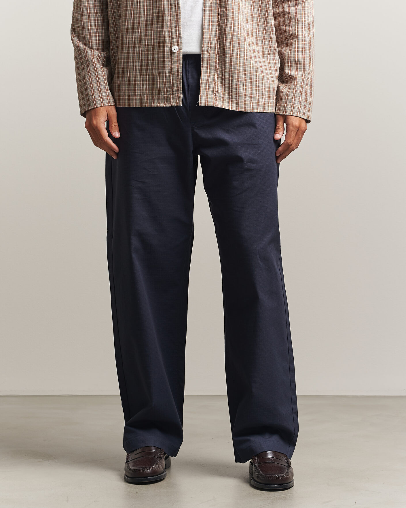 Herre | Bukser | Palmes | Lucien Ripstop Trousers Navy