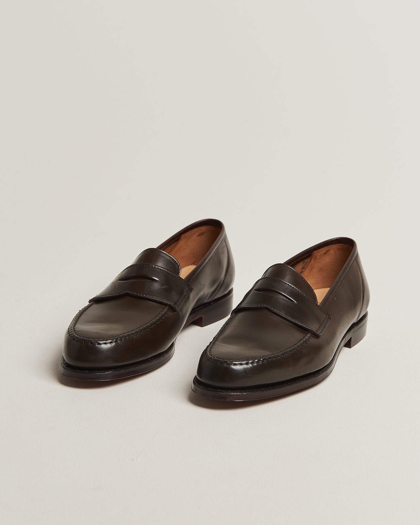 Herre | Loafers | Crockett & Jones | Harvard Dark Brown Shell Cordovan