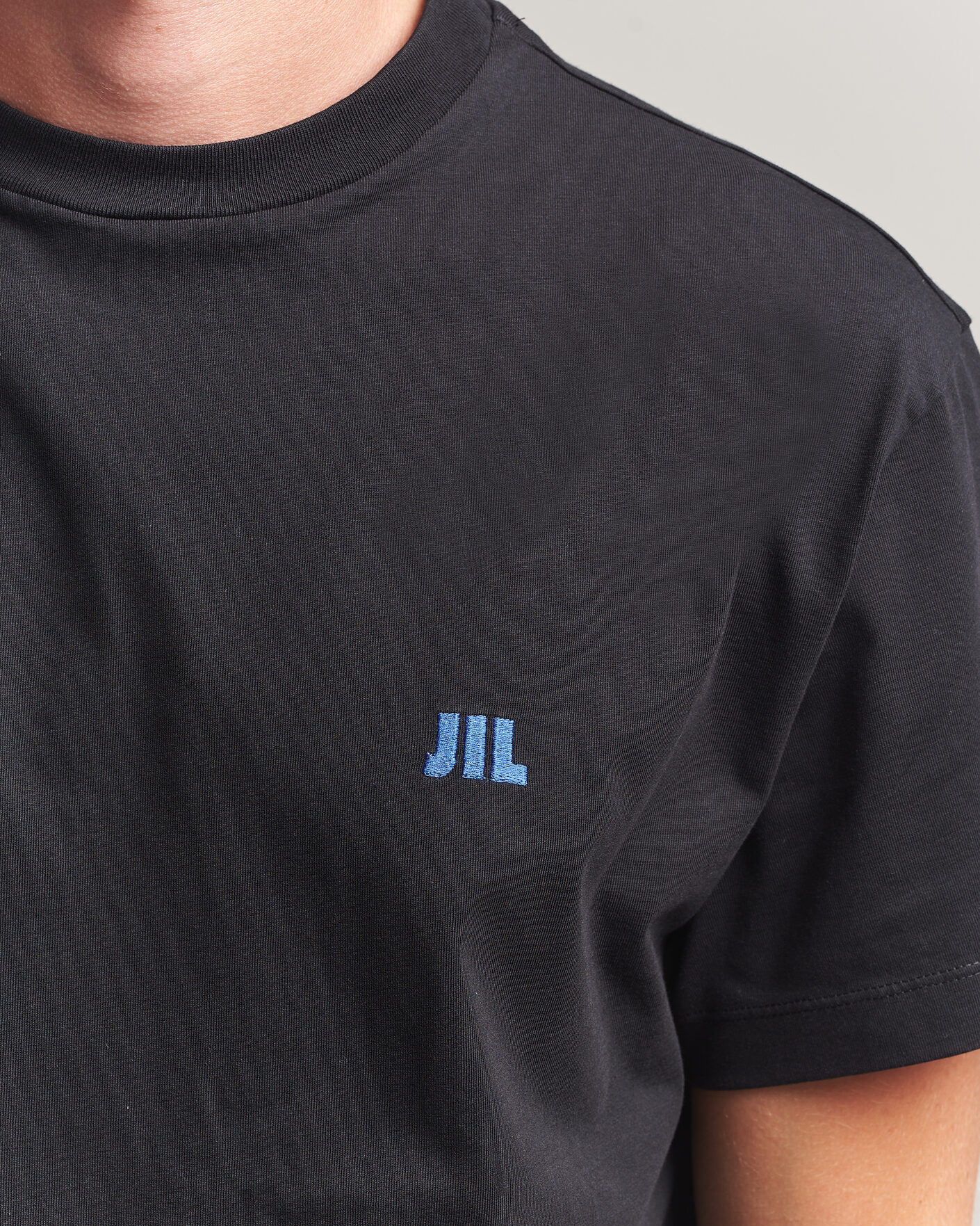 Herre | T-Shirts | Jil Sander | Short Sleeve Jil Logo T-Shirt Black