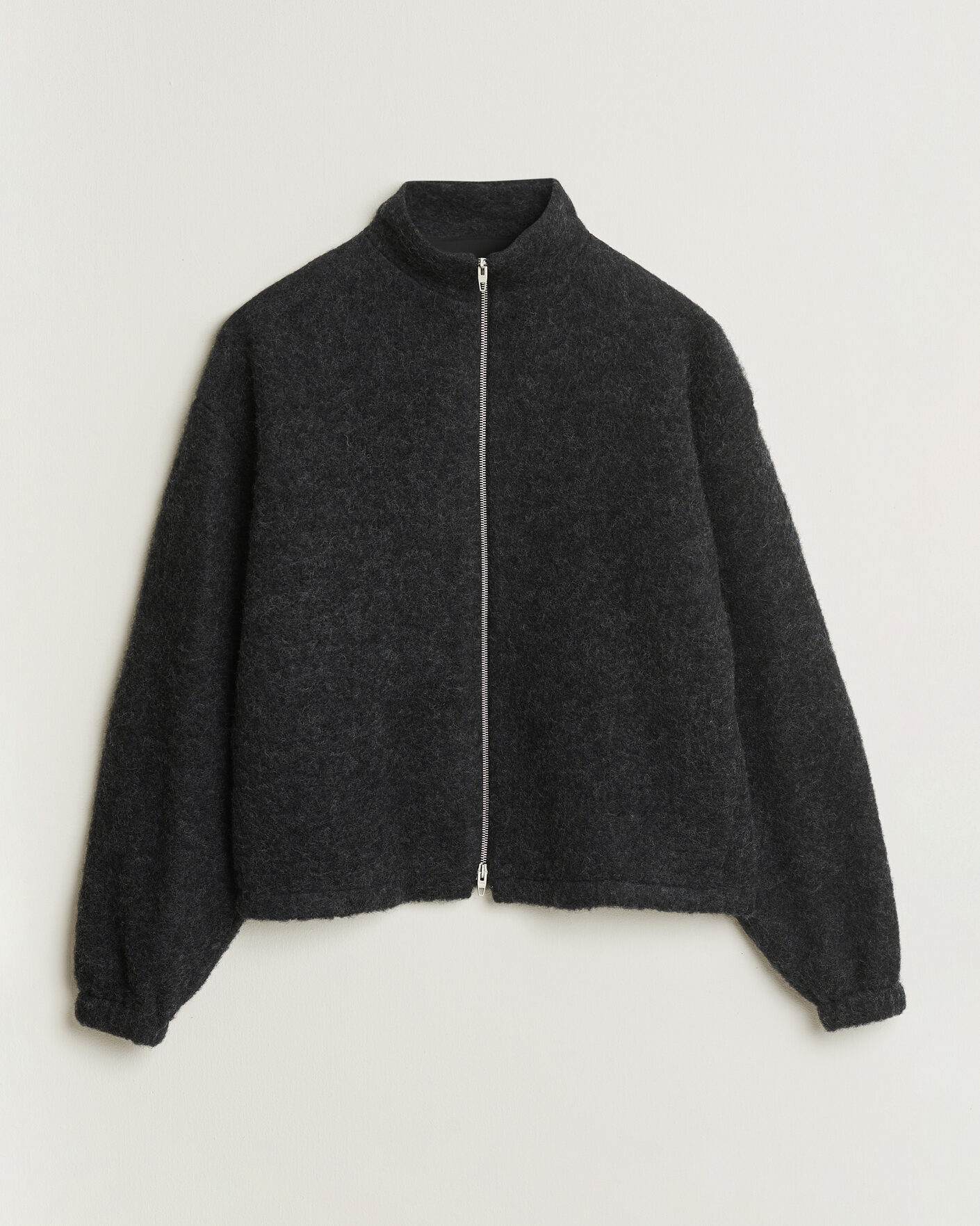 Herre | Jakker | Jil Sander | Full Zip Fleece Jacket Charcoal