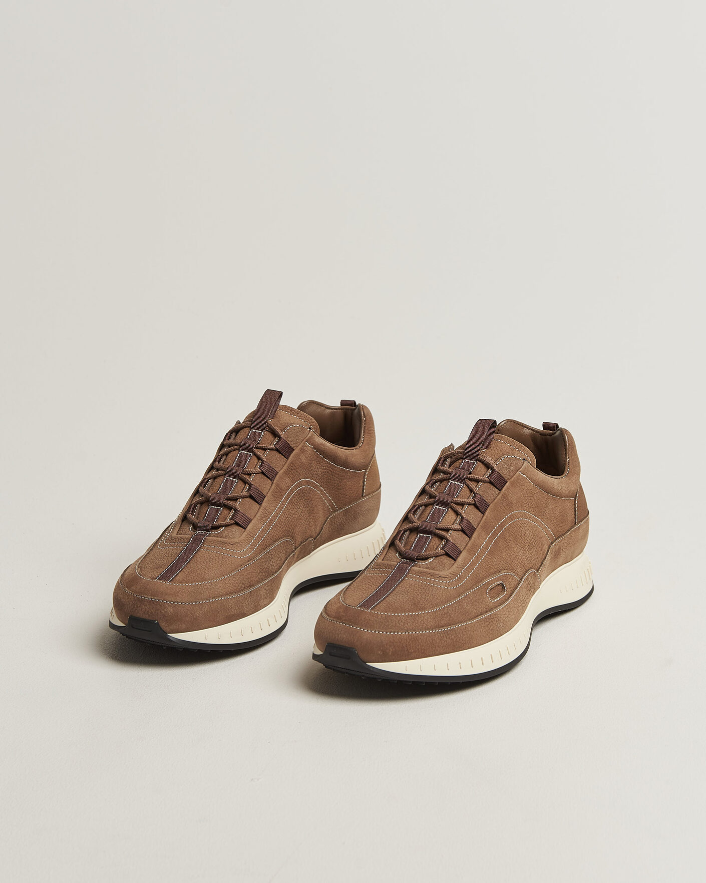 Herre | Sneakers | John Lobb | Stream Running Sneakers Moka Nubuck