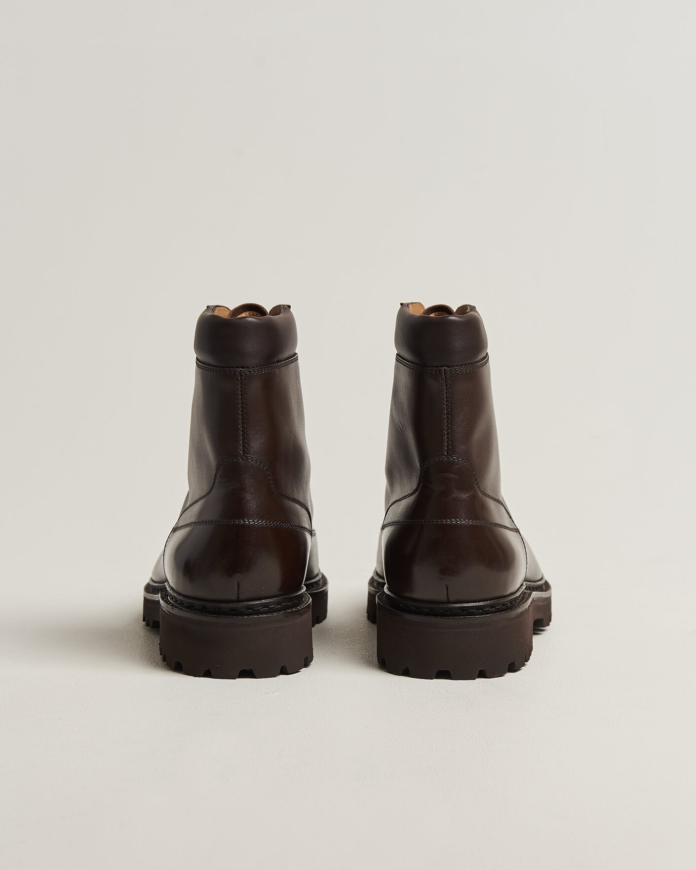 Herre | Støvler | John Lobb | Sommet Lace Up Boots Dark Brown Calf