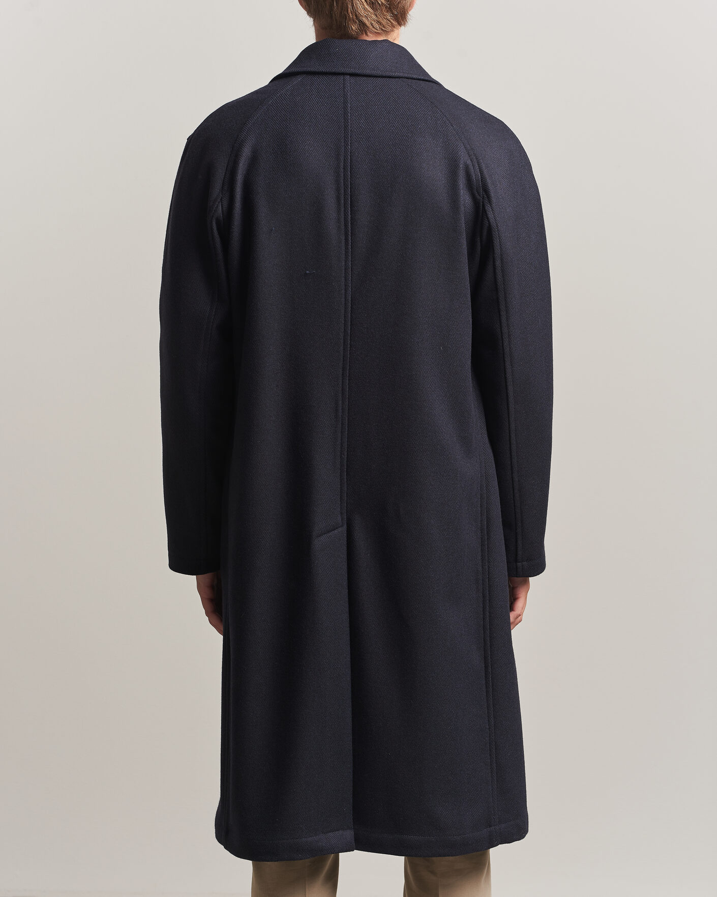Herre | Jakker | L.B.M. 1911 | Wool/Cashmere Raglan Coat Navy