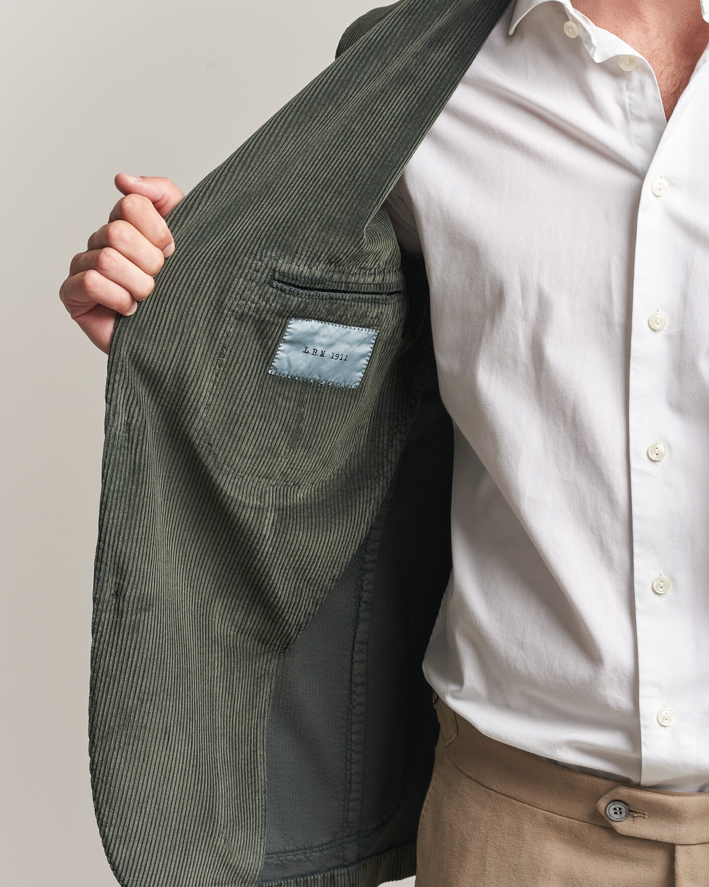 Herre | Blazere & jakker | L.B.M. 1911 | Jack Corduroy Blazer Soft Green