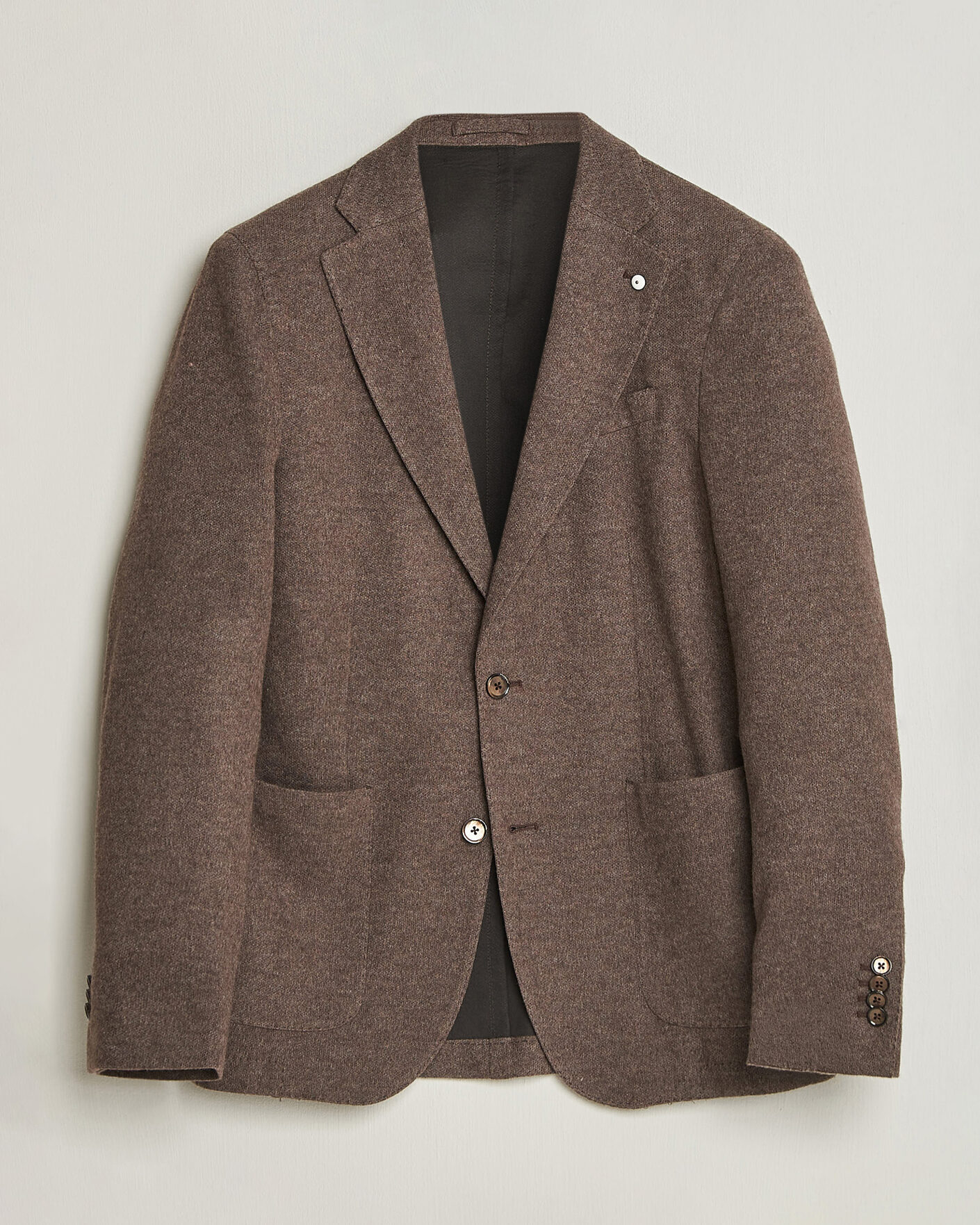 Herre | Blazere & jakker | L.B.M. 1911 | Jack Knitted Cashmere Mix Blazer Brown