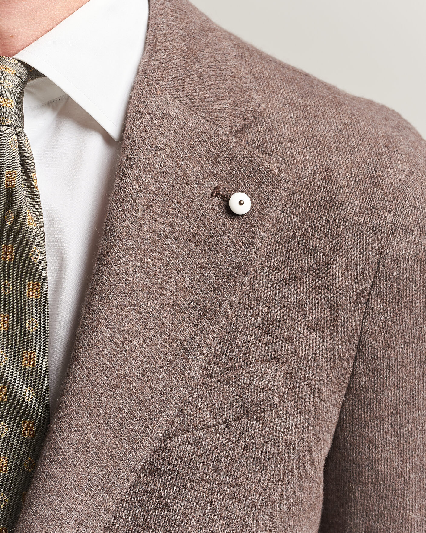 Herre | Blazere & jakker | L.B.M. 1911 | Jack Knitted Cashmere Mix Blazer Brown