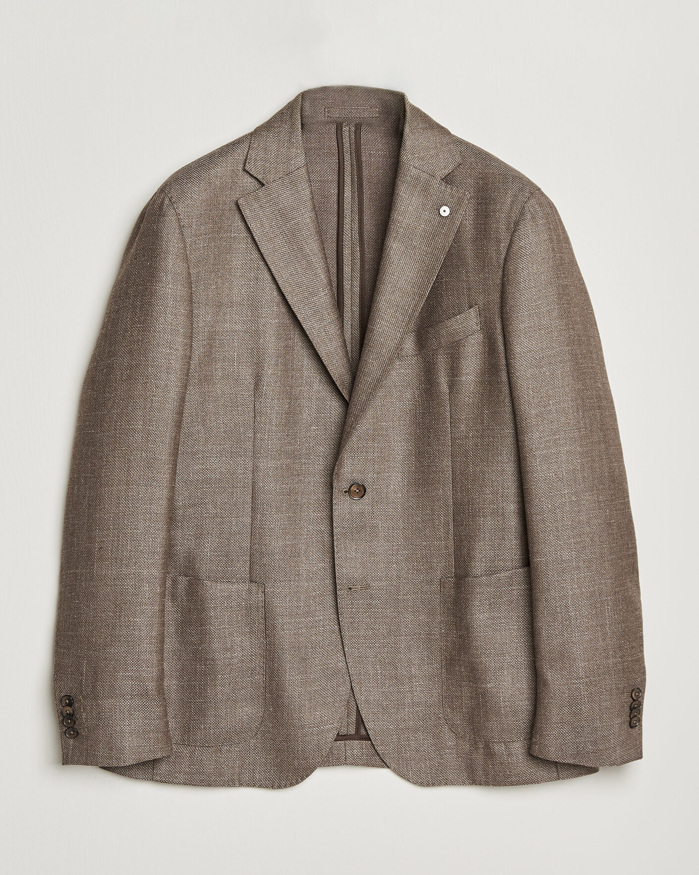 Herre | Blazere & jakker | L.B.M. 1911 | Jack Wool/Silk Hopsack Blazer Brown
