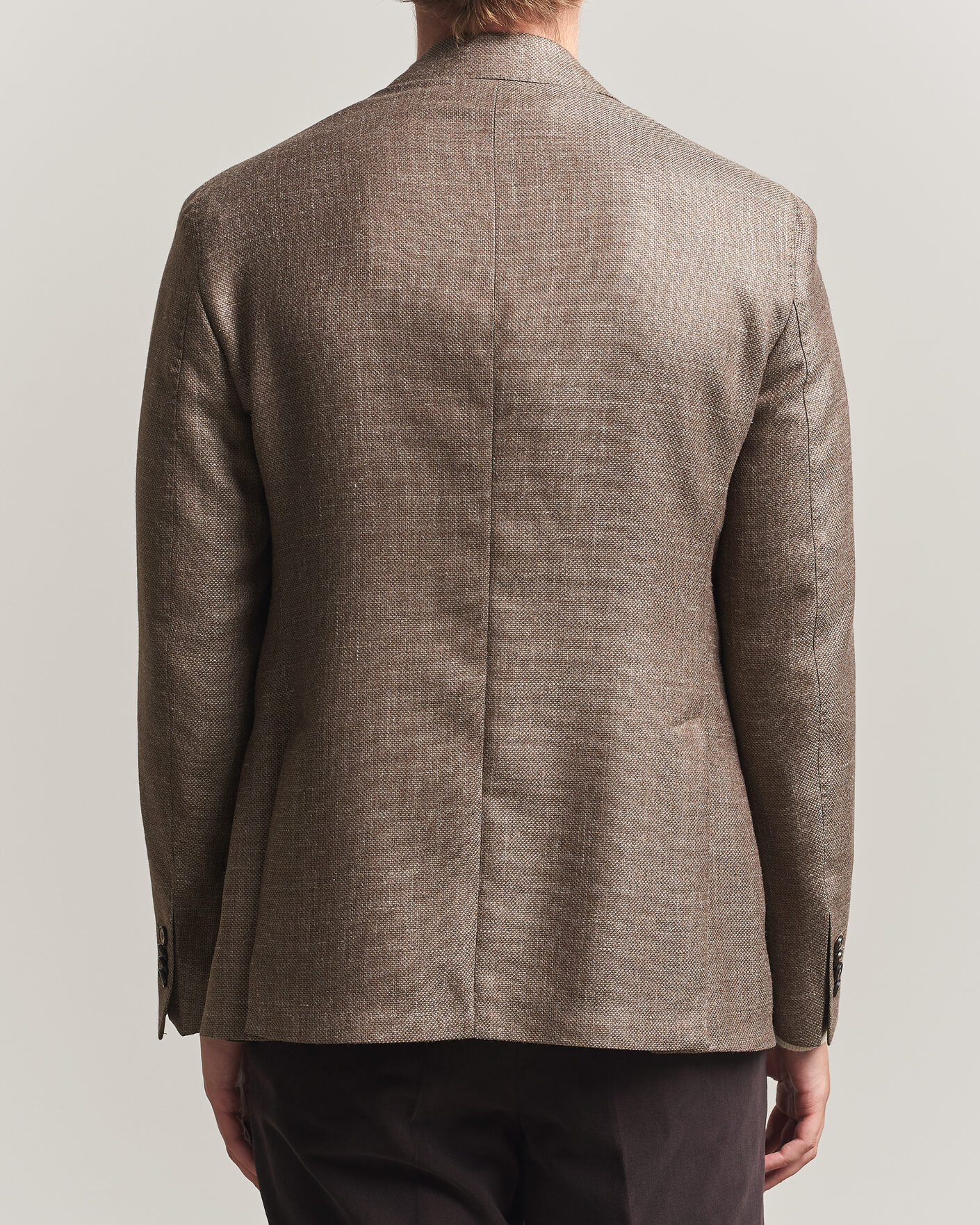 Herre | Blazere & jakker | L.B.M. 1911 | Jack Wool/Silk Hopsack Blazer Brown