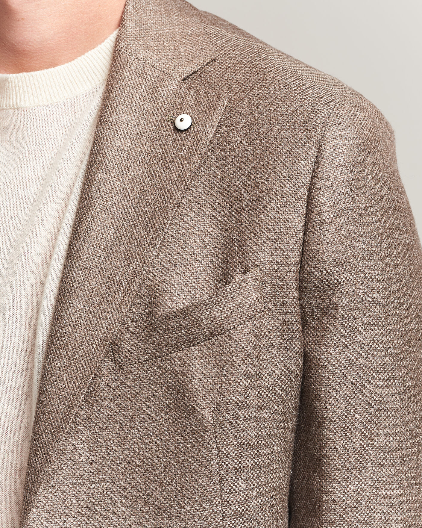 Herre | Blazere & jakker | L.B.M. 1911 | Jack Wool/Silk Hopsack Blazer Brown