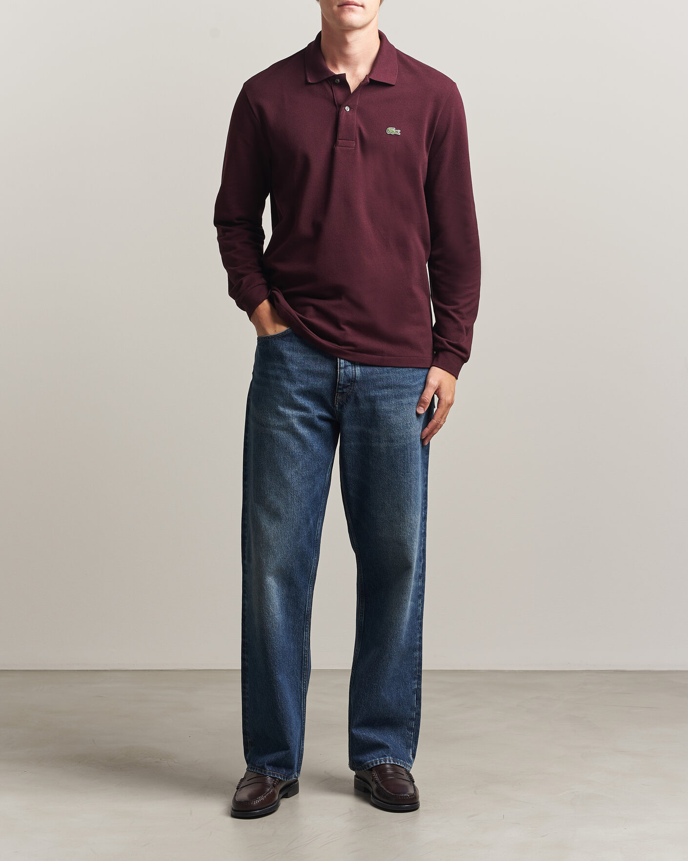Herre | Polotrøjer | Lacoste | Original Long Sleeve Polo Piké Oxalis