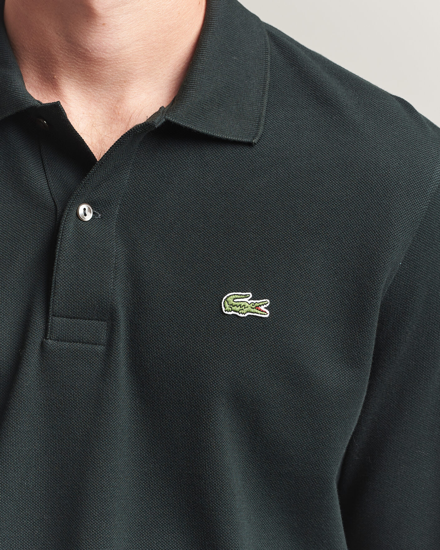 Herre | Polotrøjer | Lacoste | Original Long Sleeve Polo Piké Dark Varech