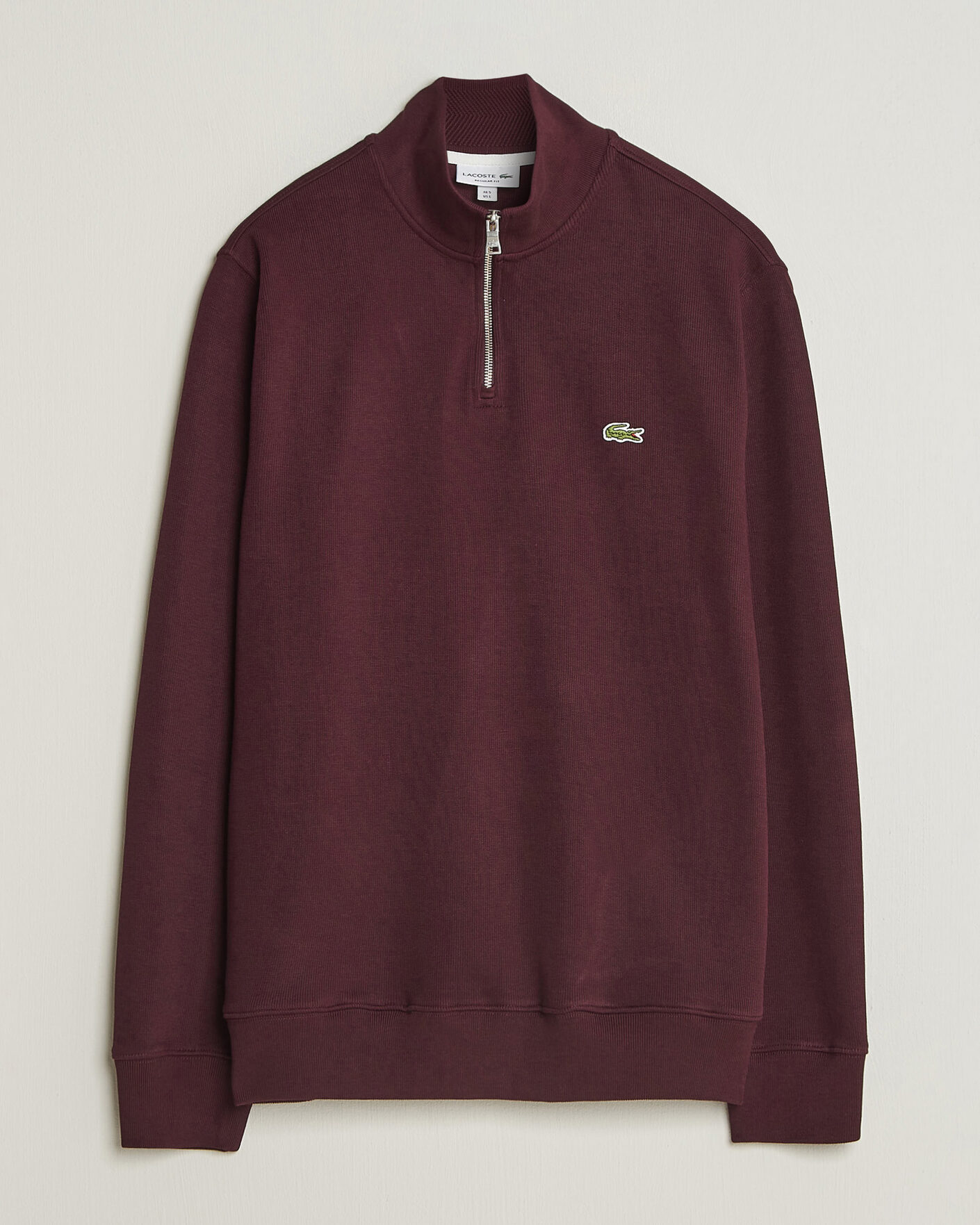 Herre | Trøjer | Lacoste | Rib Interlock Half Zip Oxalis