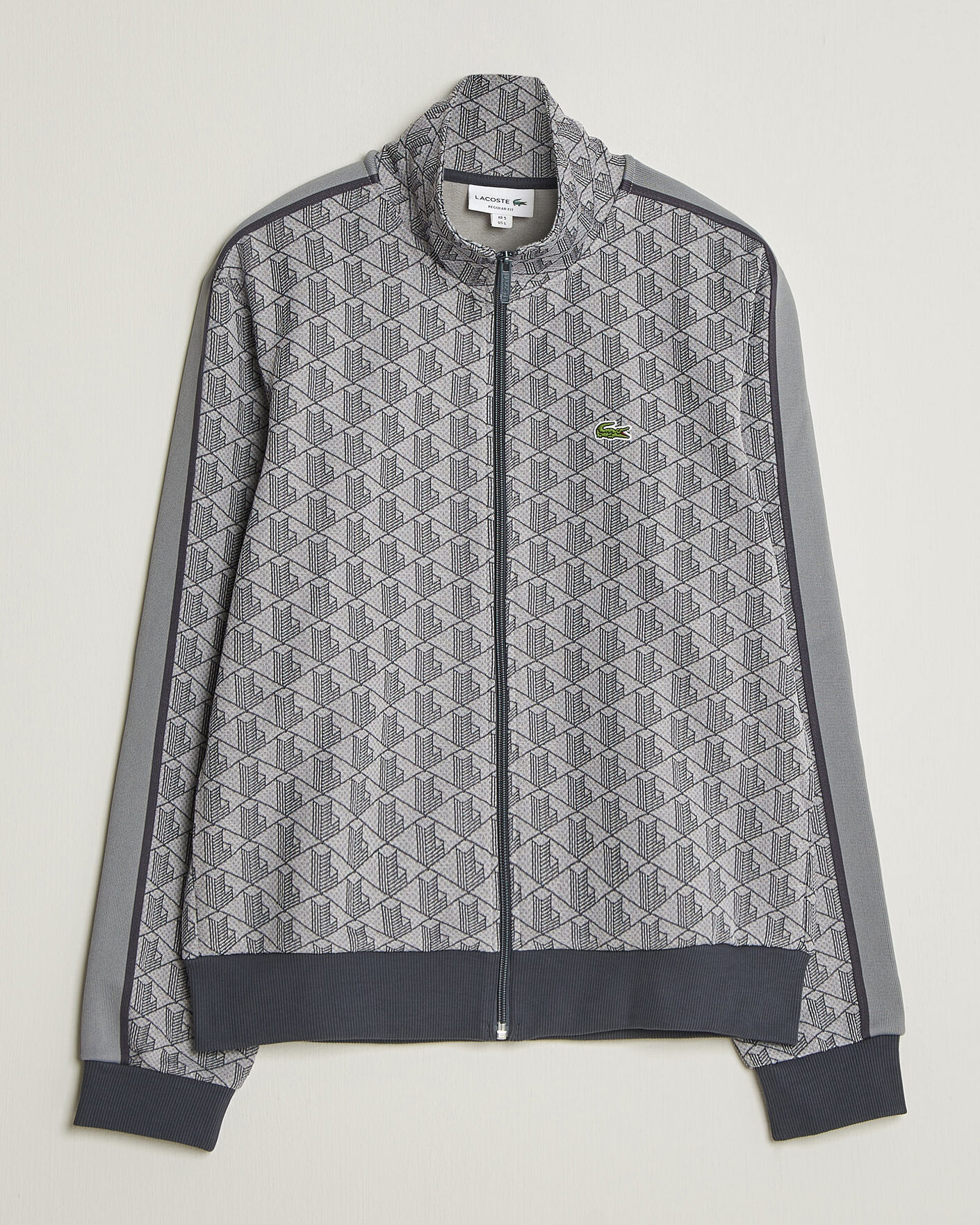 Herre | Trøjer | Lacoste | Monogram Track Jacket Calluna/Graphite