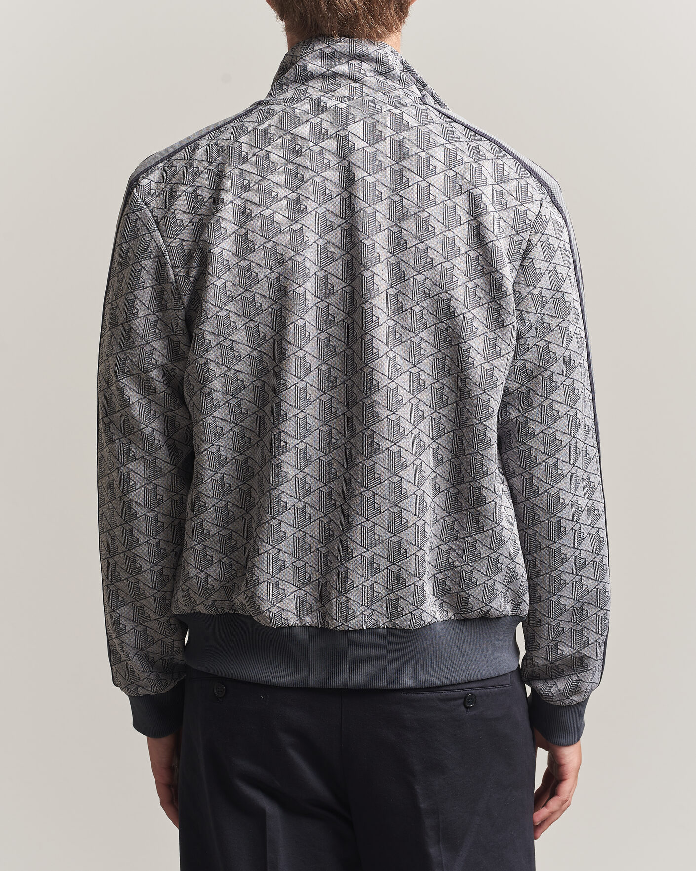 Herre | Trøjer | Lacoste | Monogram Track Jacket Calluna/Graphite