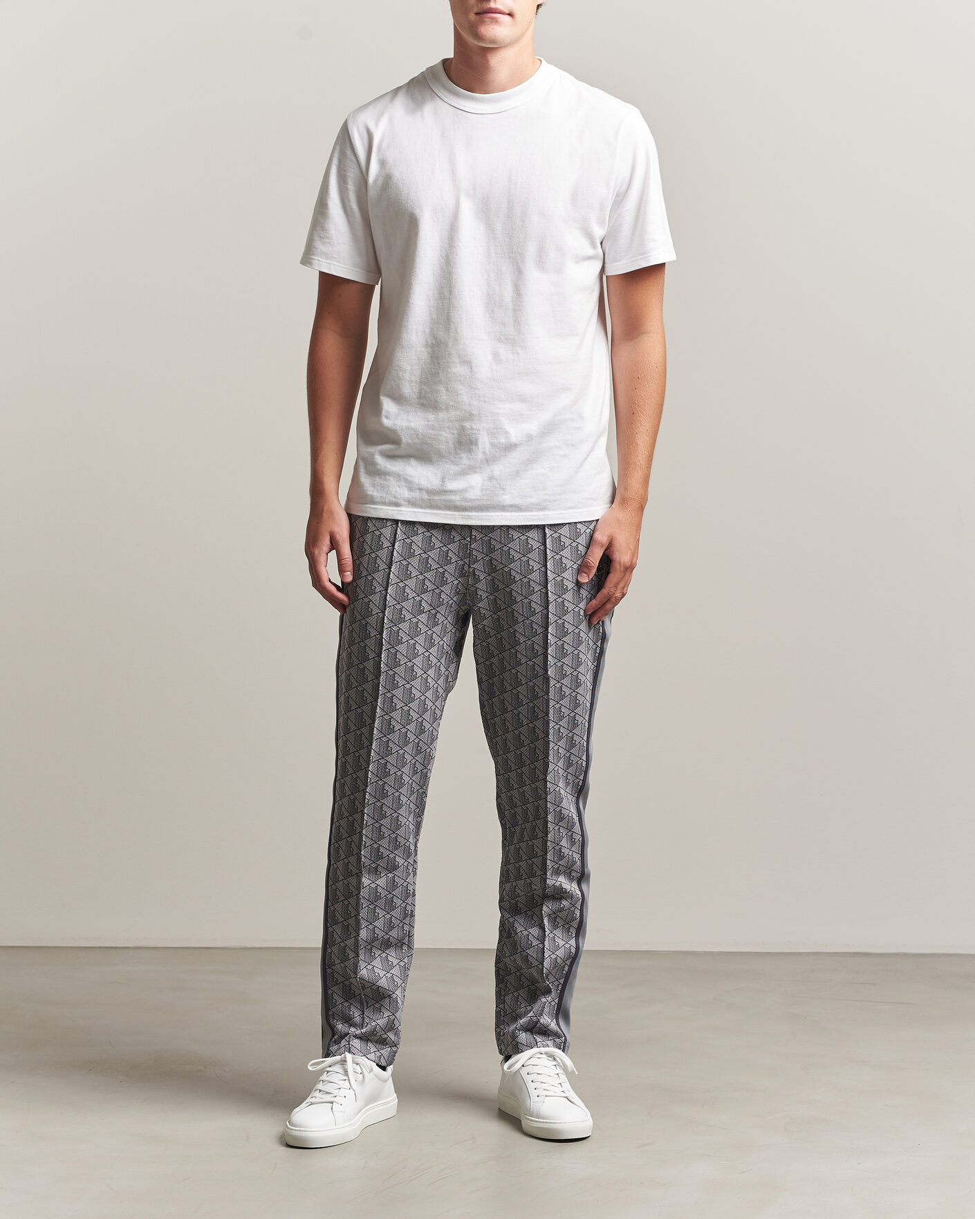 Herre | Bukser | Lacoste | Monogram Track Pants Calluna/Graphite