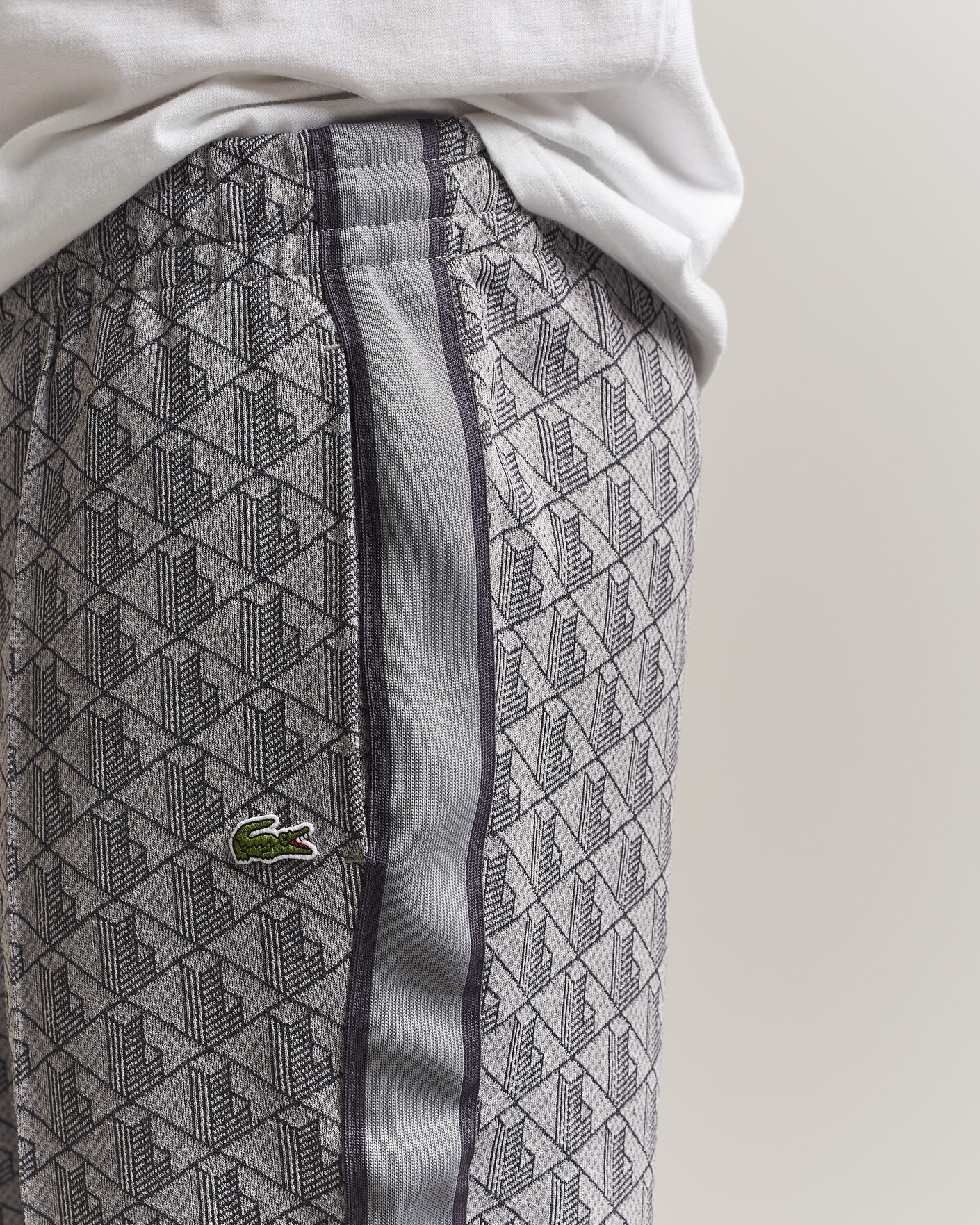 Herre | Bukser | Lacoste | Monogram Track Pants Calluna/Graphite