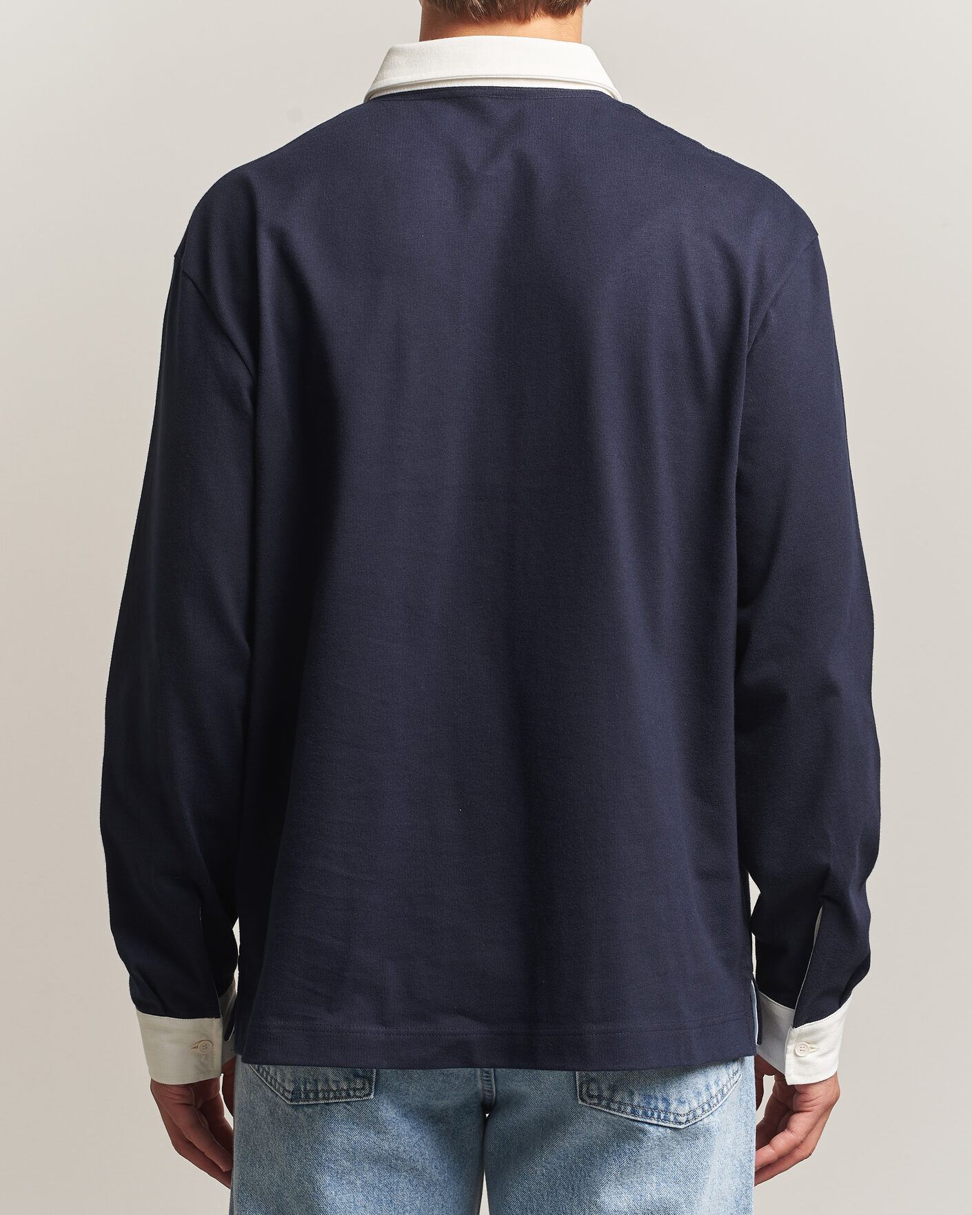 Herre | Trøjer | Lacoste | Heavy Cotton Rugger Dark Navy