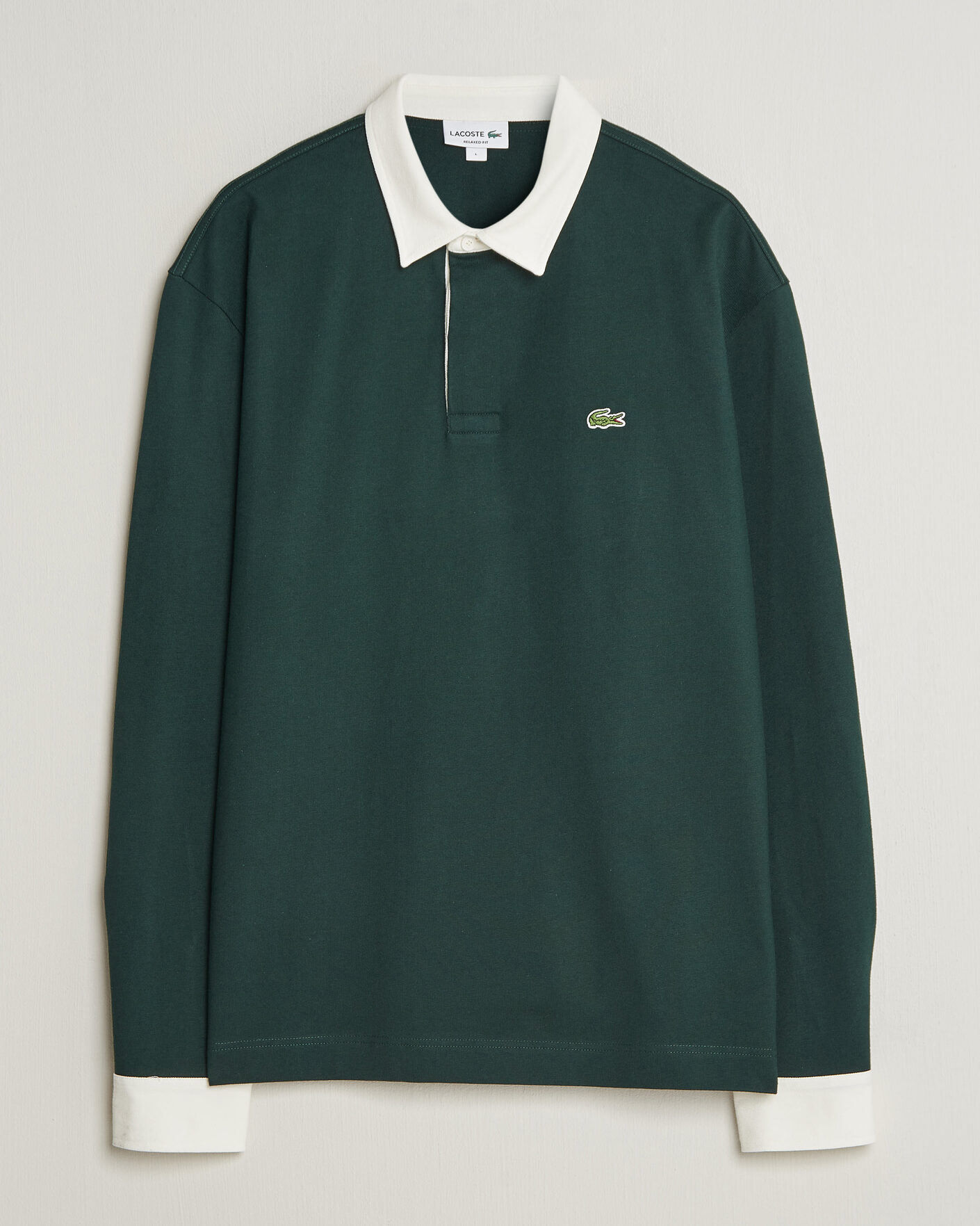 Herre | Trøjer | Lacoste | Heavy Cotton Rugger Sinople