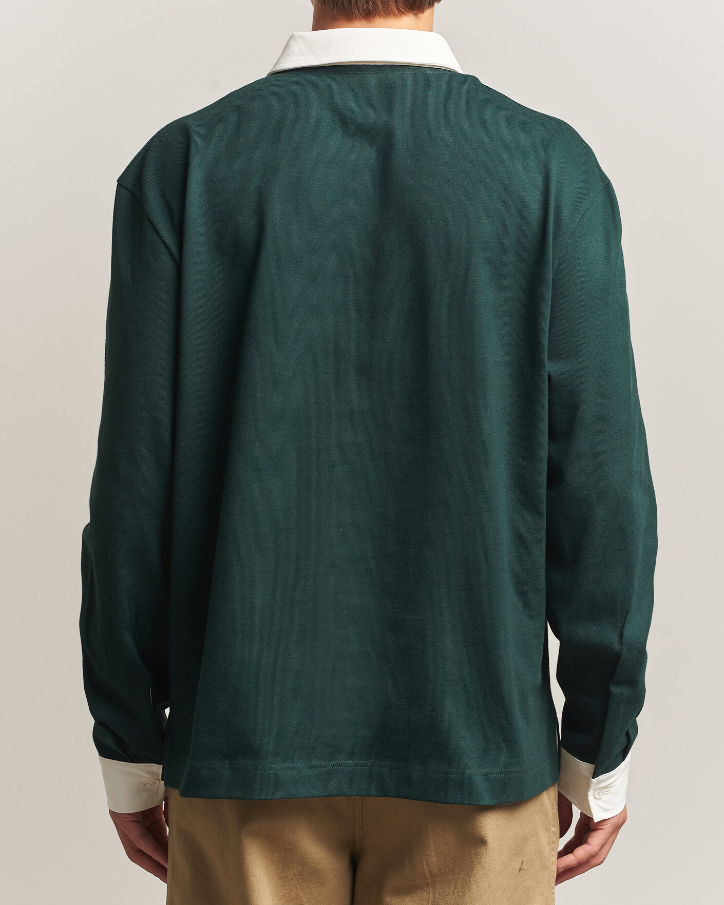 Herre | Trøjer | Lacoste | Heavy Cotton Rugger Sinople