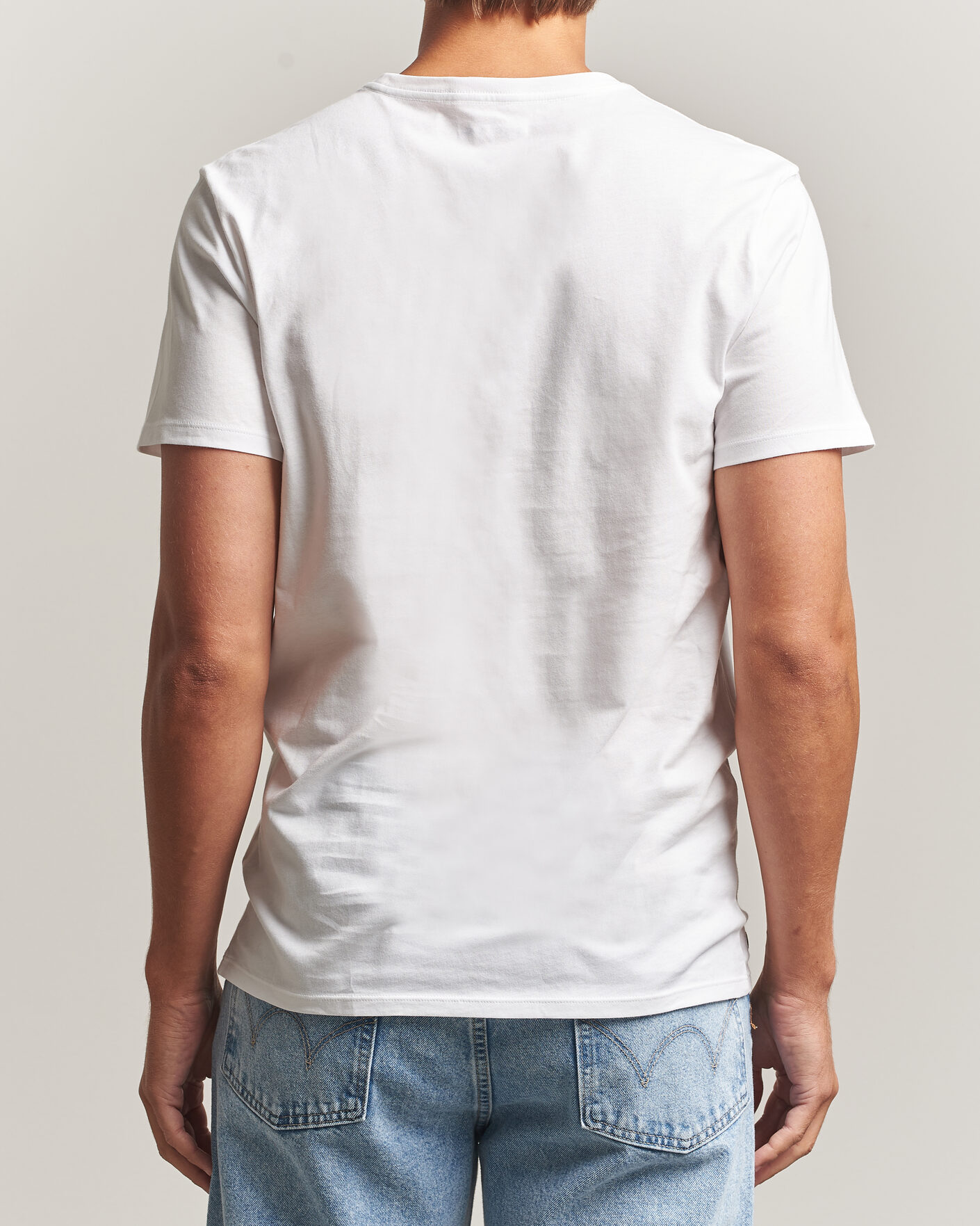Herre | T-Shirts | Lacoste | 3-Pack Crew Neck T-Shirt White