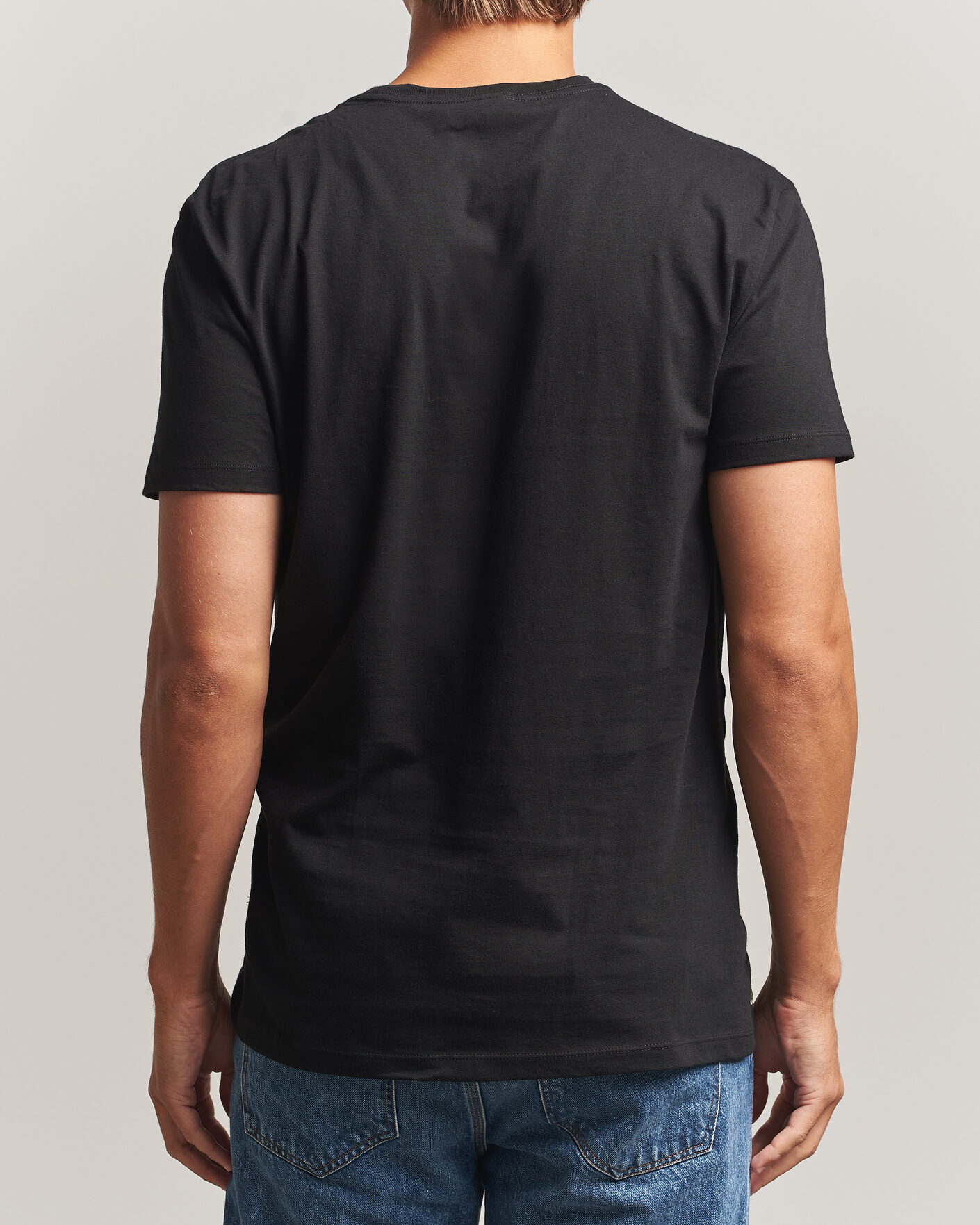 Herre | T-Shirts | Lacoste | 3-Pack Crew Neck T-Shirt Black