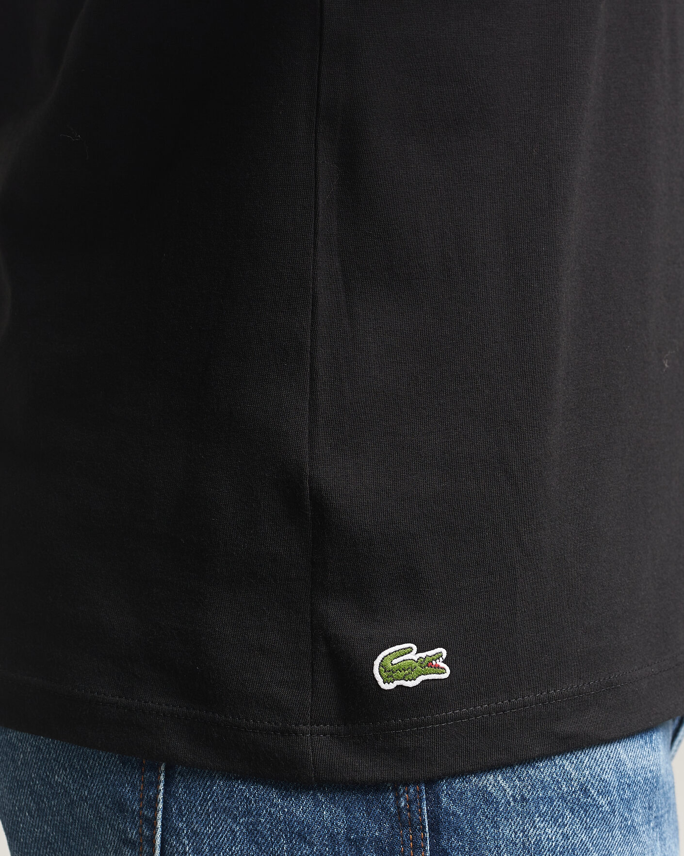 Herre | T-Shirts | Lacoste | 3-Pack Crew Neck T-Shirt Black