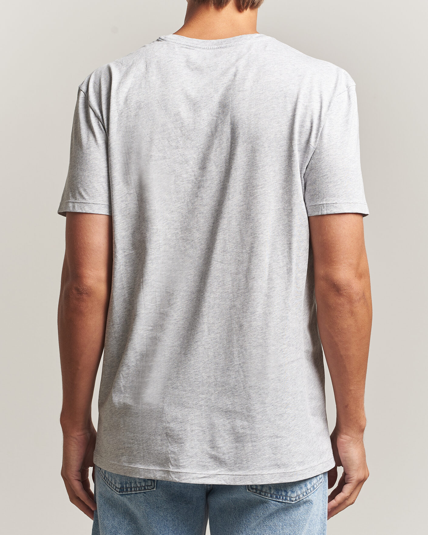 Herre | T-Shirts | Lacoste | 3-Pack Crew Neck T-Shirt White/Grey/Black