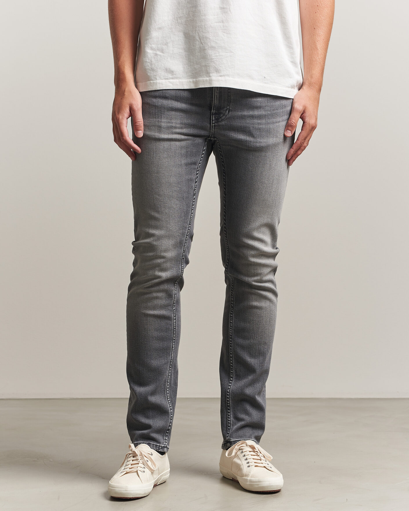 Herre | Jeans | Nudie Jeans | Lean Dean Jeans Grey Wave