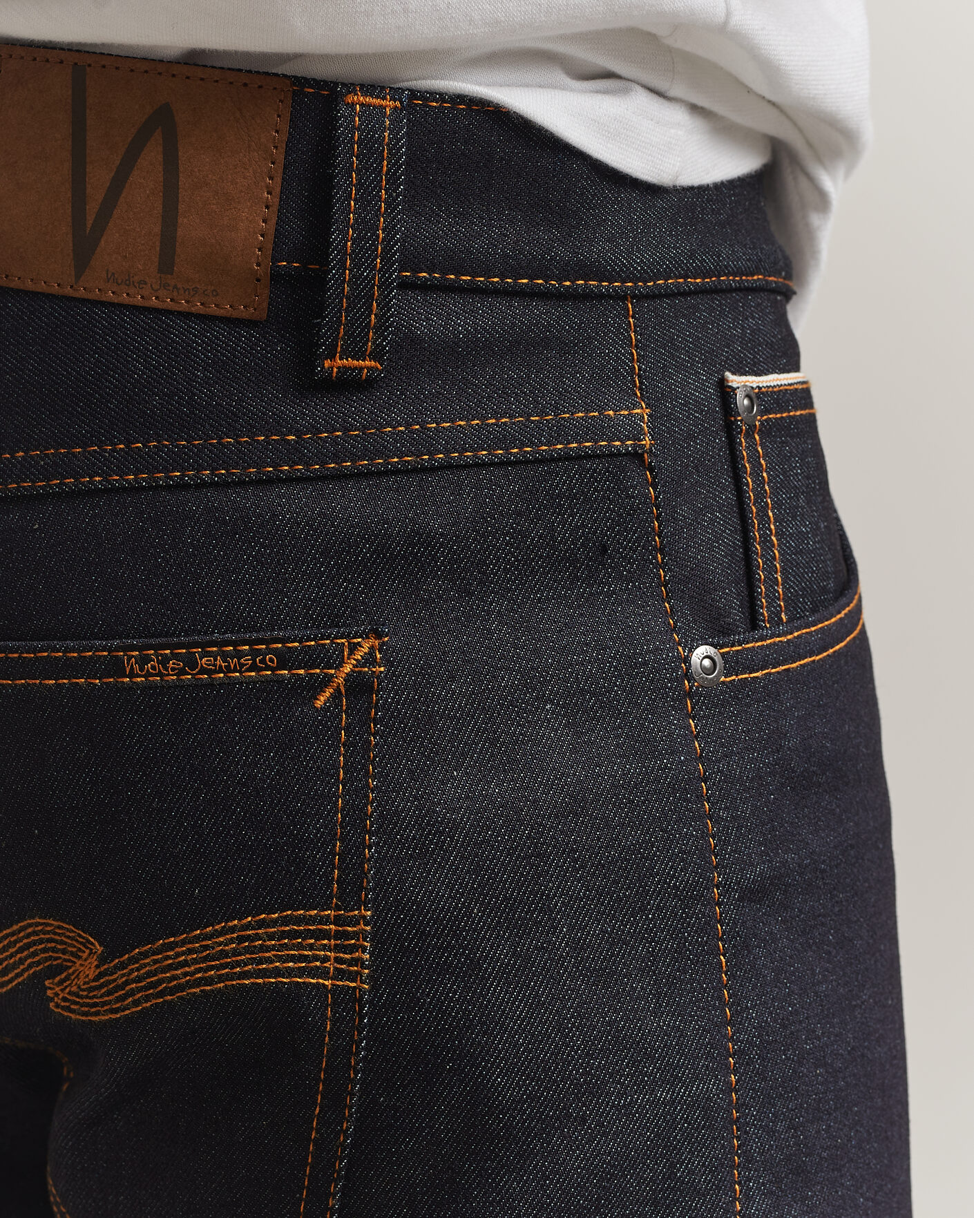 Herre | Jeans | Nudie Jeans | Solid Ollie Jeans Dry Japan Selvage
