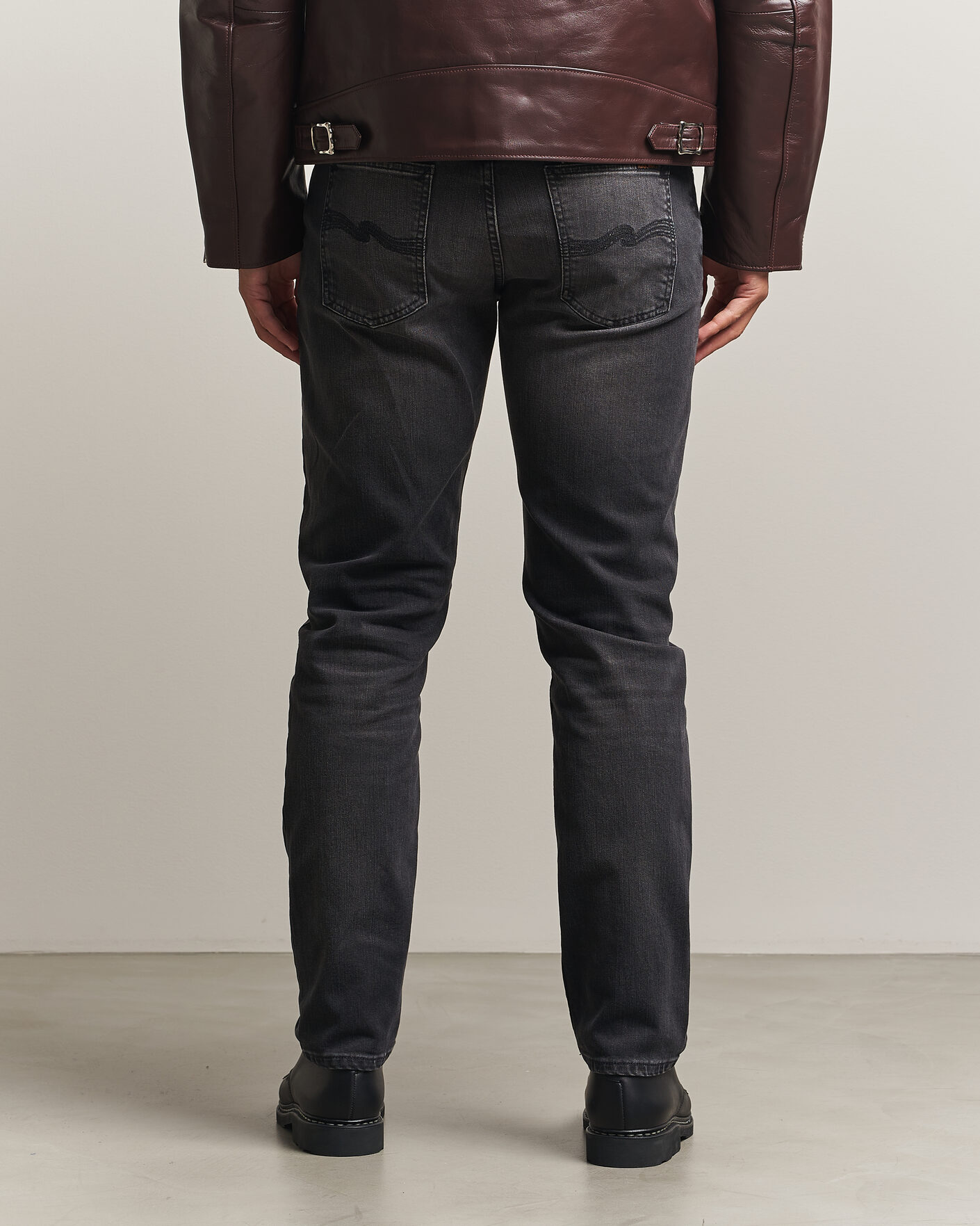 Herre | Jeans | Nudie Jeans | Solid Ollie Jeans Black Mist
