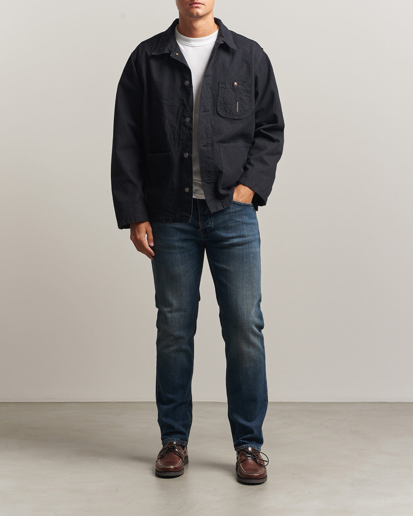 Herre | Jeans | Nudie Jeans | Solid Ollie Jeans Epic Ink