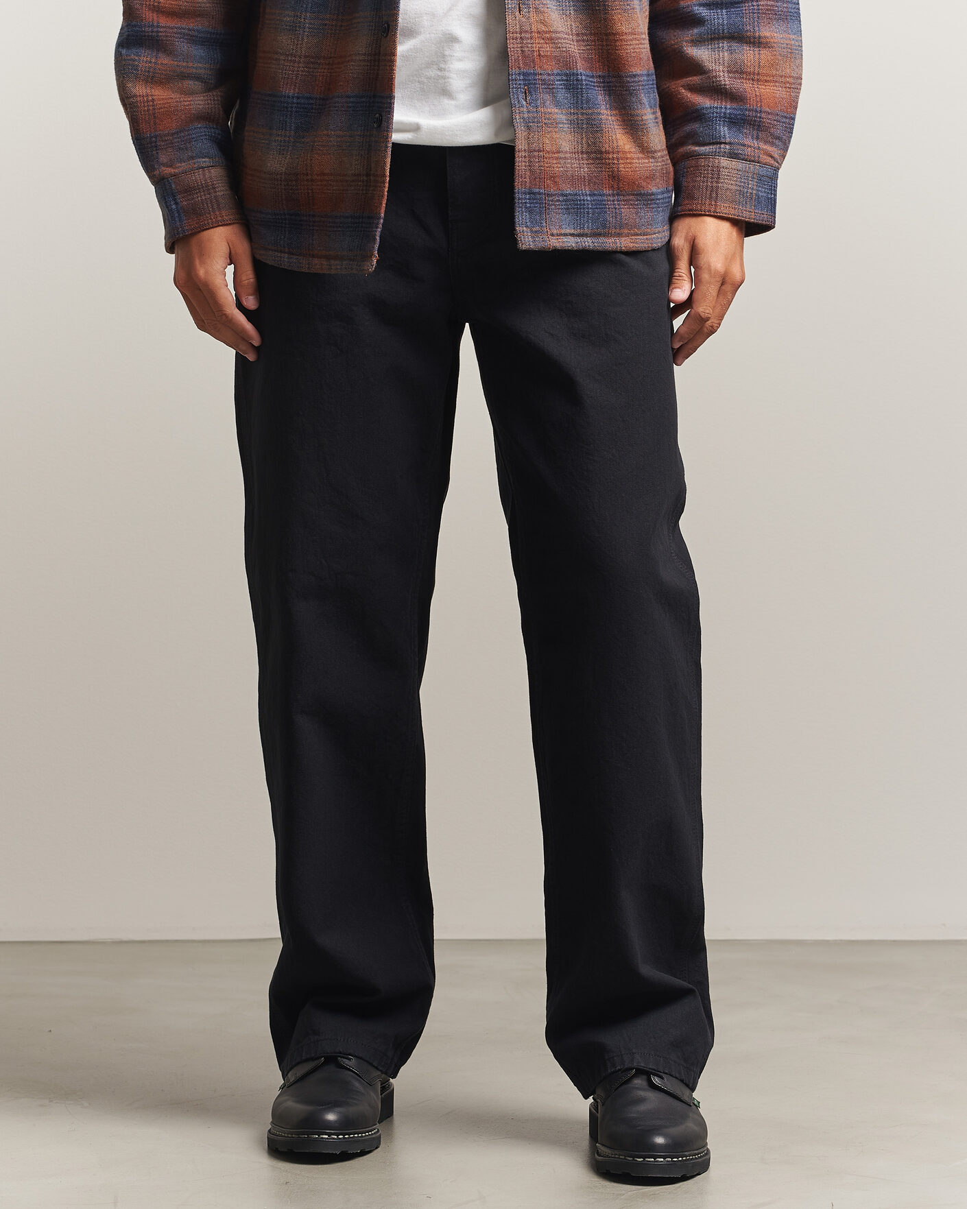 Herre | Bukser | Nudie Jeans | Tuff Tony Duck Canvas Pants Black