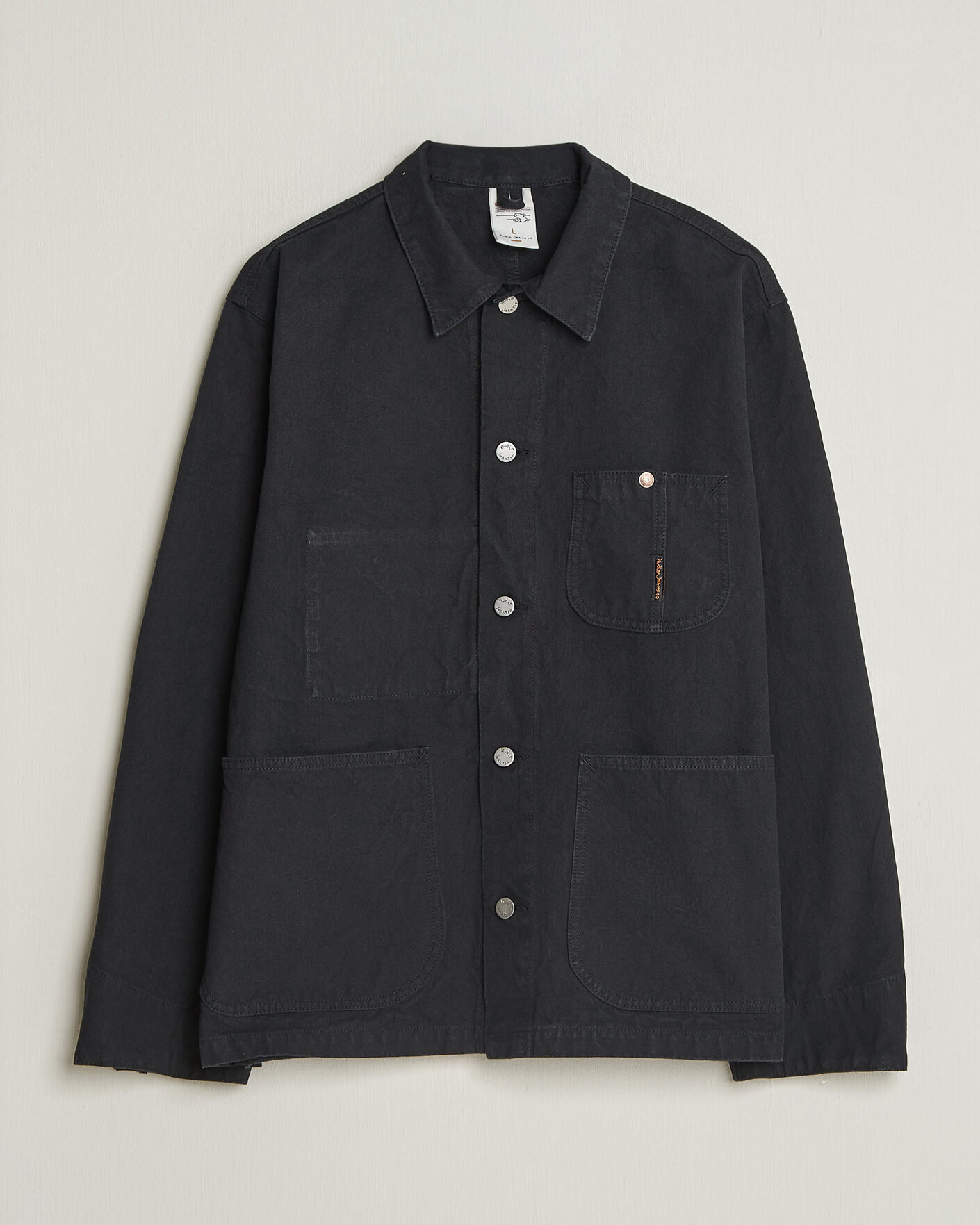 Herre | Jakker | Nudie Jeans | Howie Duck Canvas Chore Jacket Black