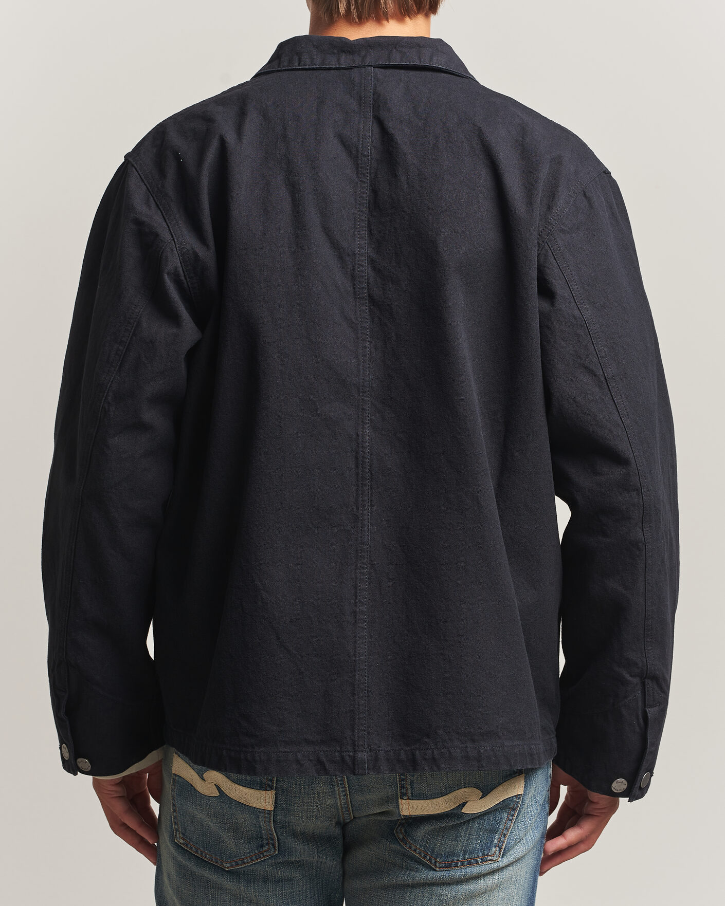 Herre | Jakker | Nudie Jeans | Howie Duck Canvas Chore Jacket Black