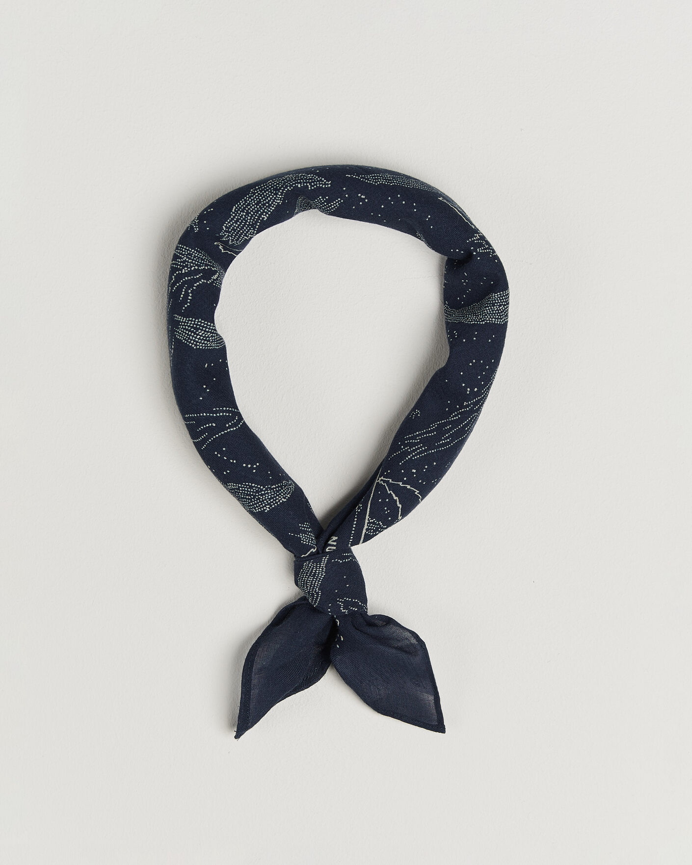 Herre | Tørklæde | Nudie Jeans | Ingrid Printed Bandana Blue