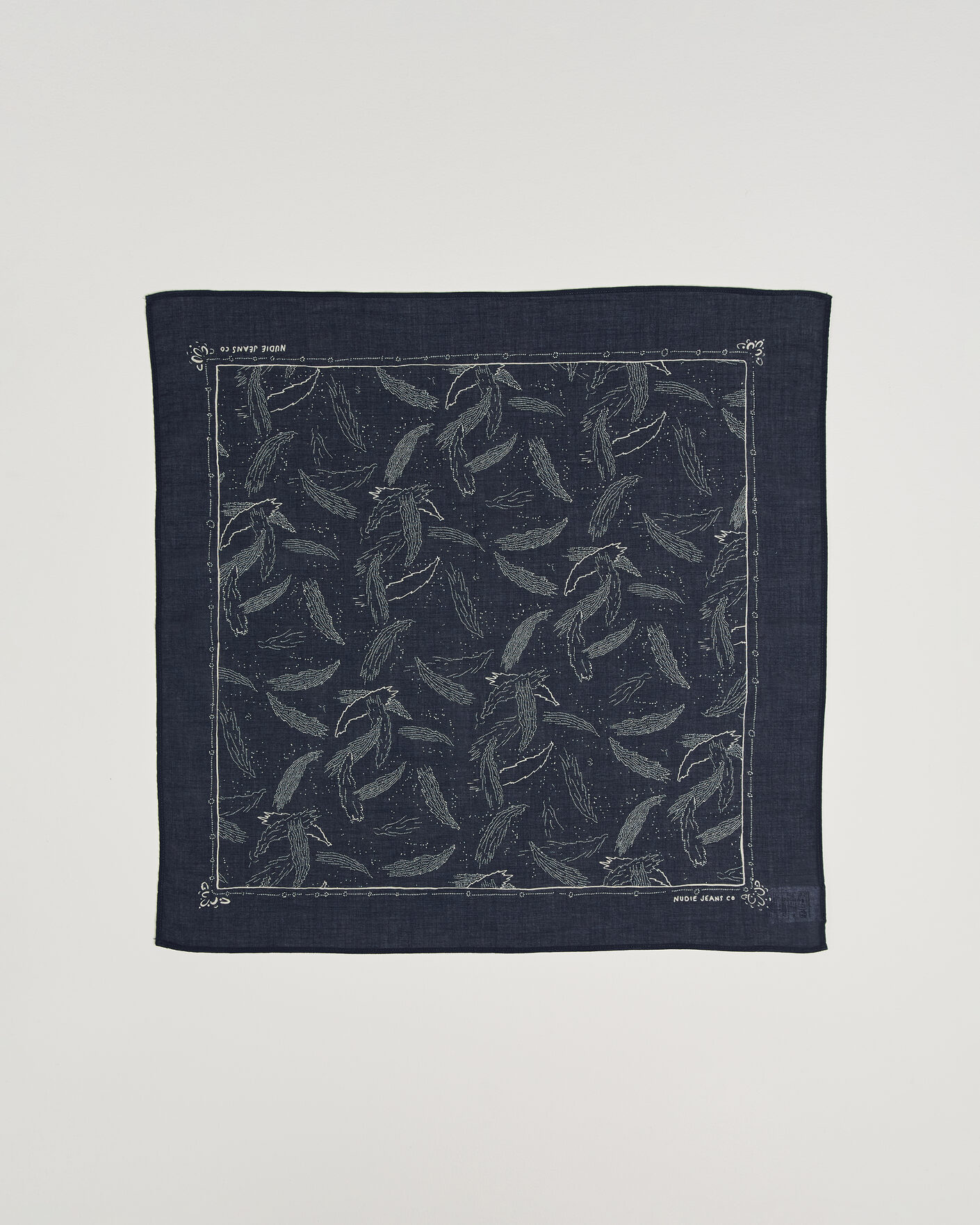 Herre | Tørklæde | Nudie Jeans | Ingrid Printed Bandana Blue