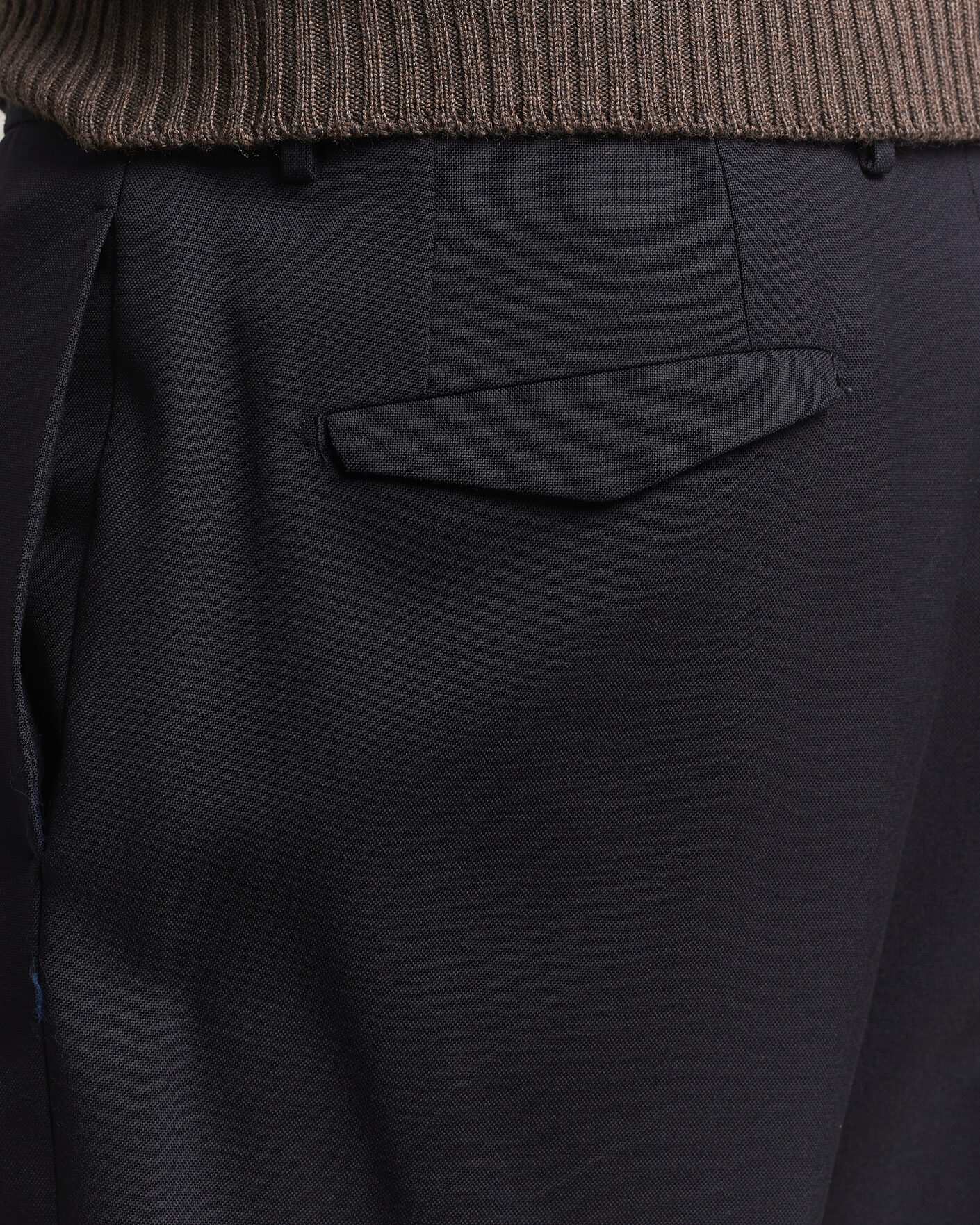 Herre | Bukser | Santaniello | Wool Trousers Navy