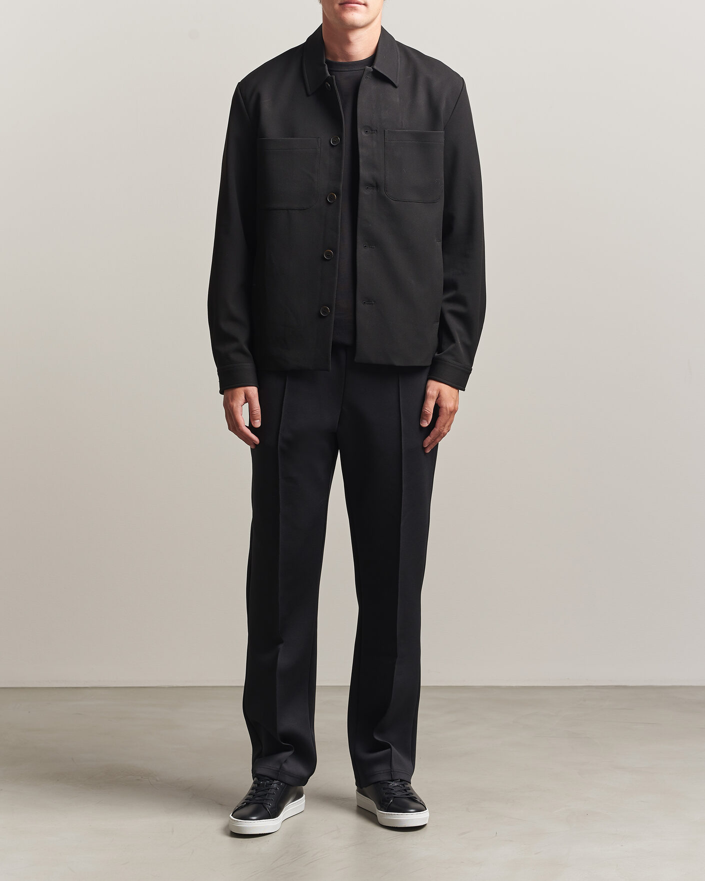 Herre | Skjorter | LES DEUX | Marsielle Hybrid Jacket Black