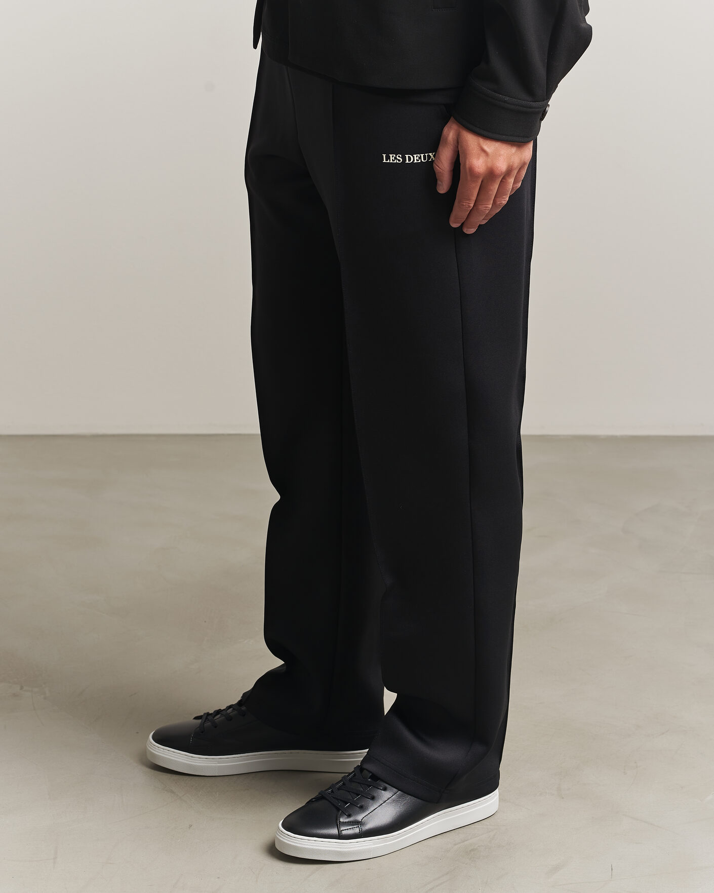 Herre | Sneakers | LES DEUX | Signature Leather Sneaker Black