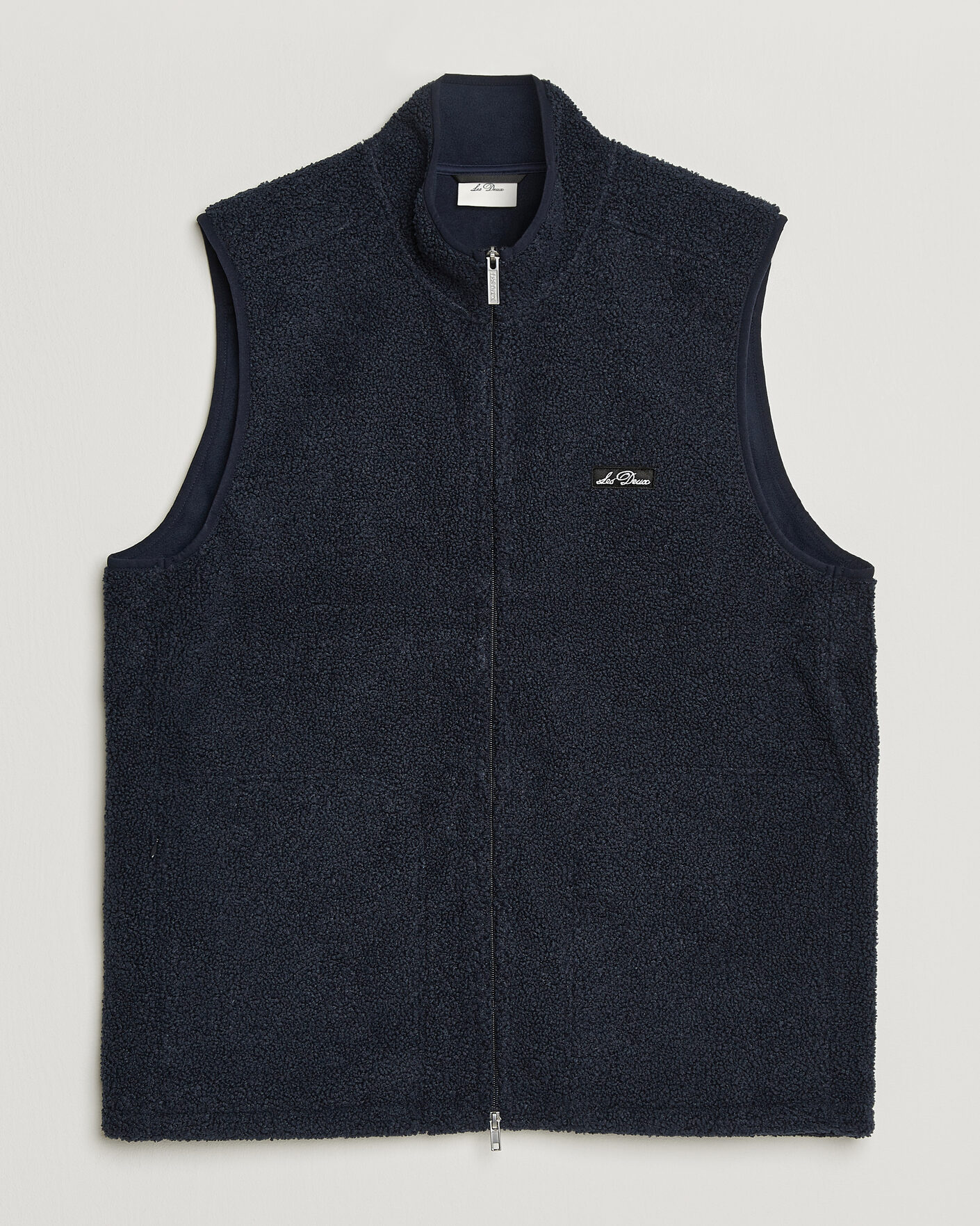 Herre | Veste | LES DEUX | Patch Teddy Vest Dark Navy
