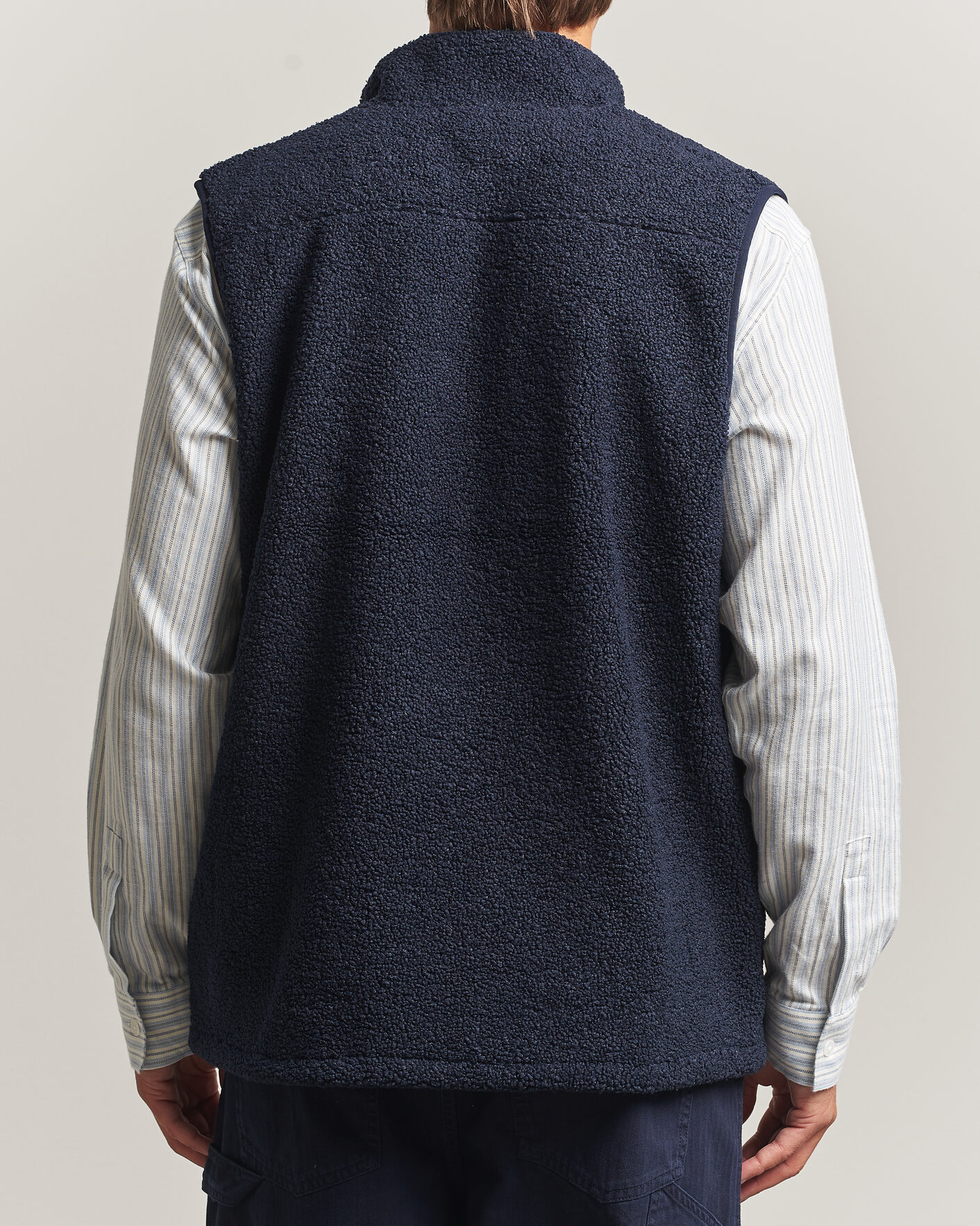 Herre | Veste | LES DEUX | Patch Teddy Vest Dark Navy
