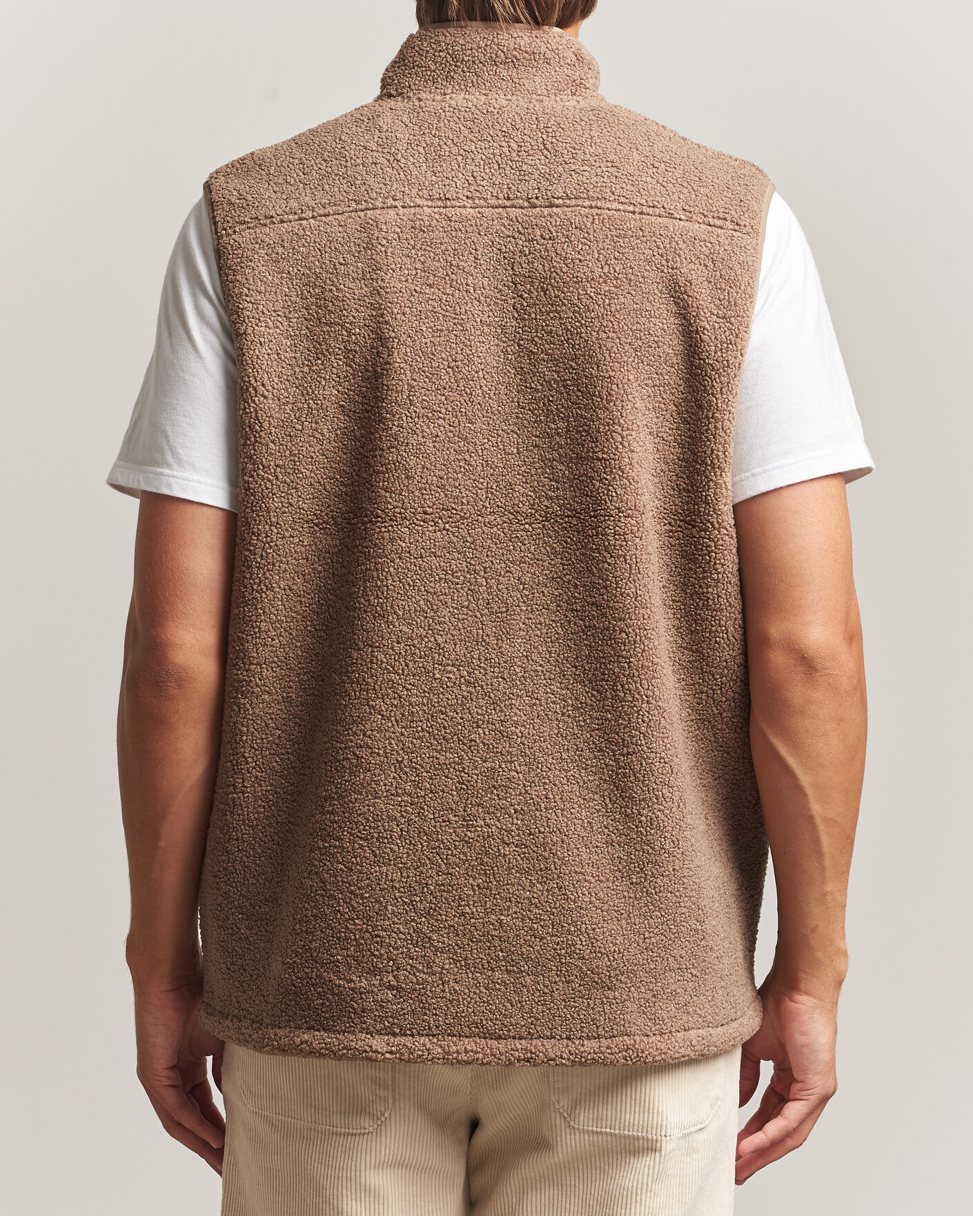Herre | Veste | LES DEUX | Patch Teddy Vest Caribou