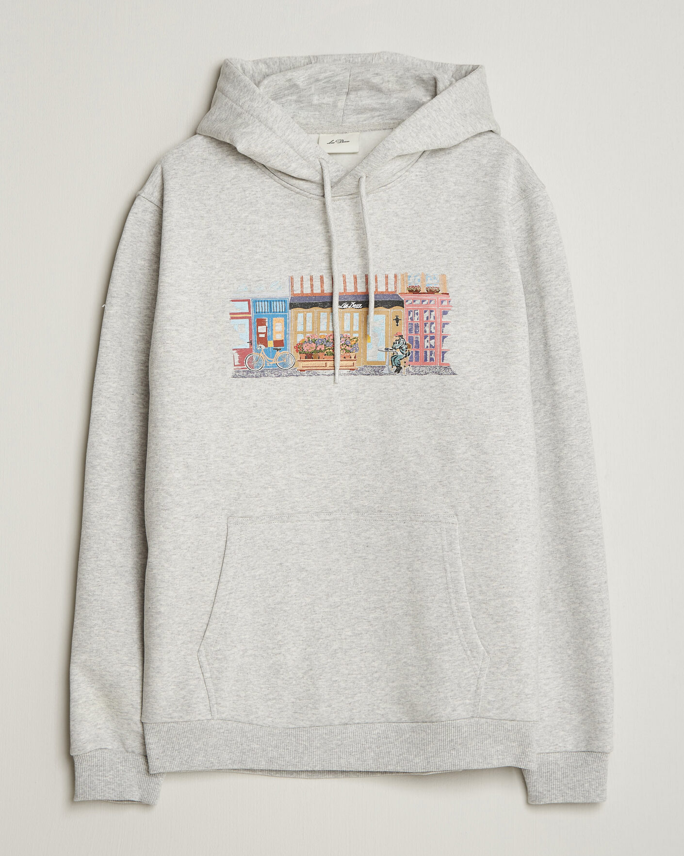 Herre | Trøjer | LES DEUX | Market Hoodie Snow Melange