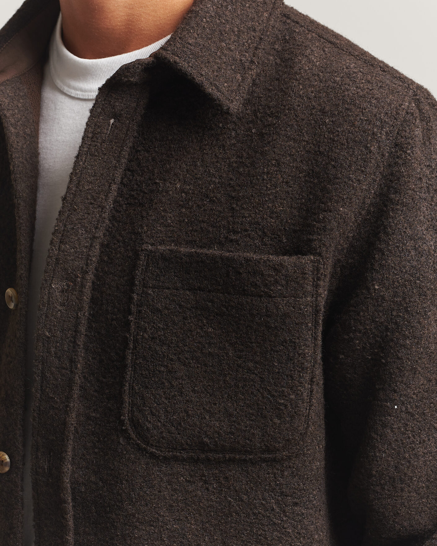 Herre | Skjorter | LES DEUX | Boucle Overshirt Delicioso