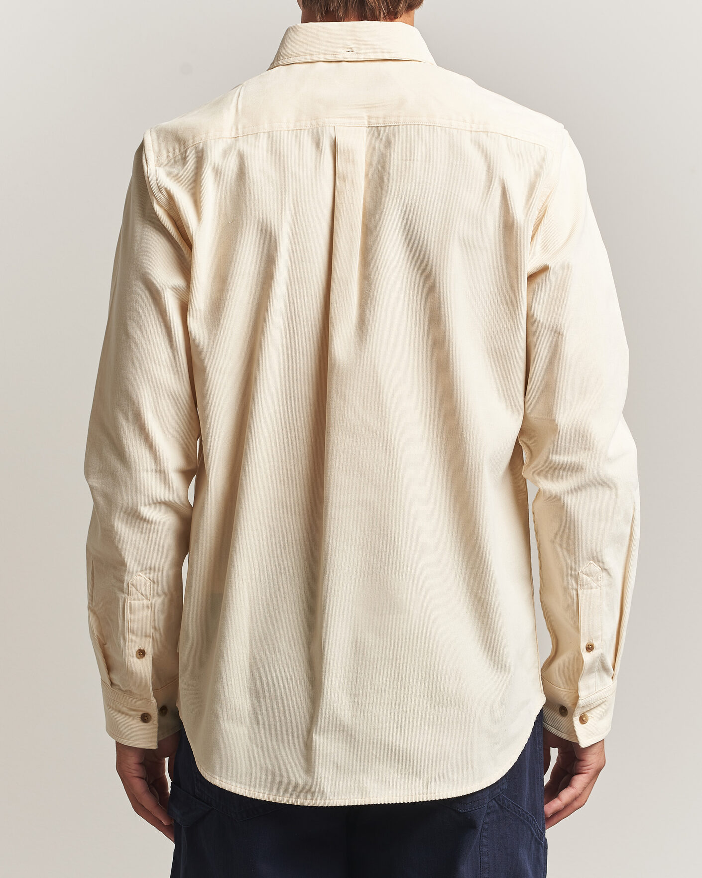 Herre | Skjorter | LES DEUX | Pinwale Corduroy Shirt Ivory