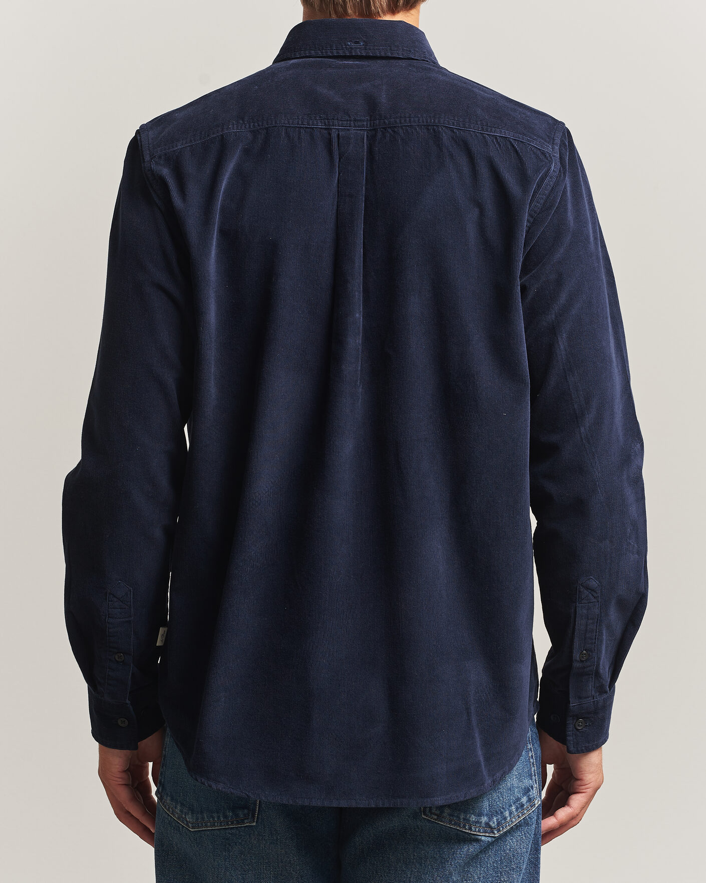 Herre | Skjorter | LES DEUX | Pinwale Corduroy Shirt Dark Navy