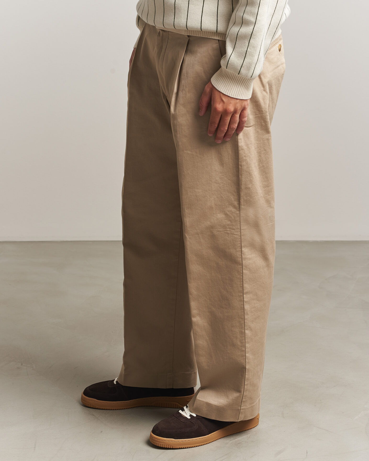 Herre | Sneakers | LES DEUX | Suede Sneaker Molé Brown